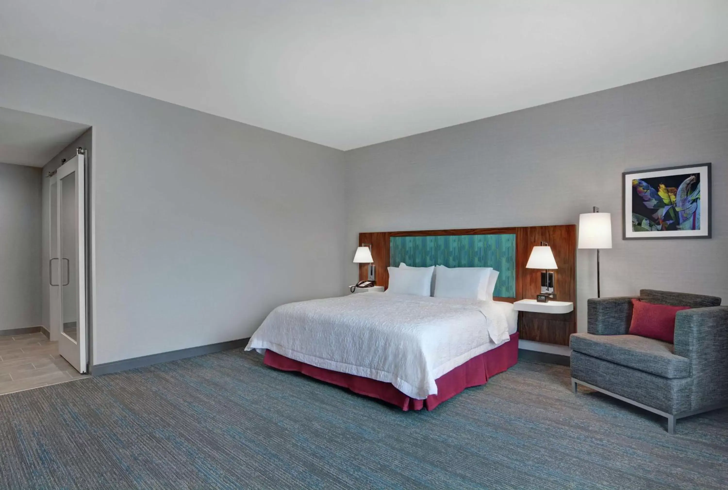 Living room, Bed in Hampton Inn & Suites Middleburg, Fl