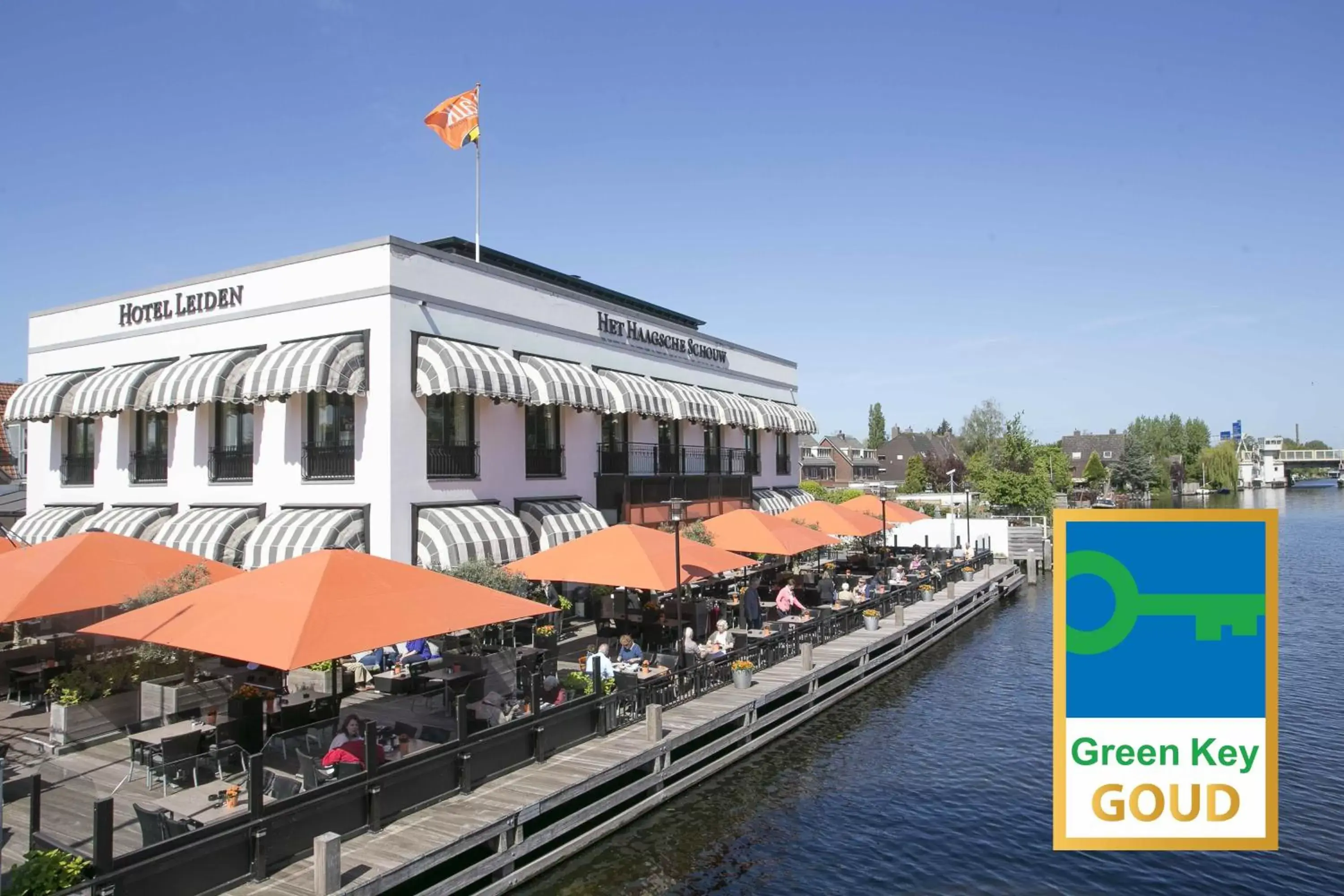 Bird's eye view, Property Building in Van der Valk Hotel Leiden