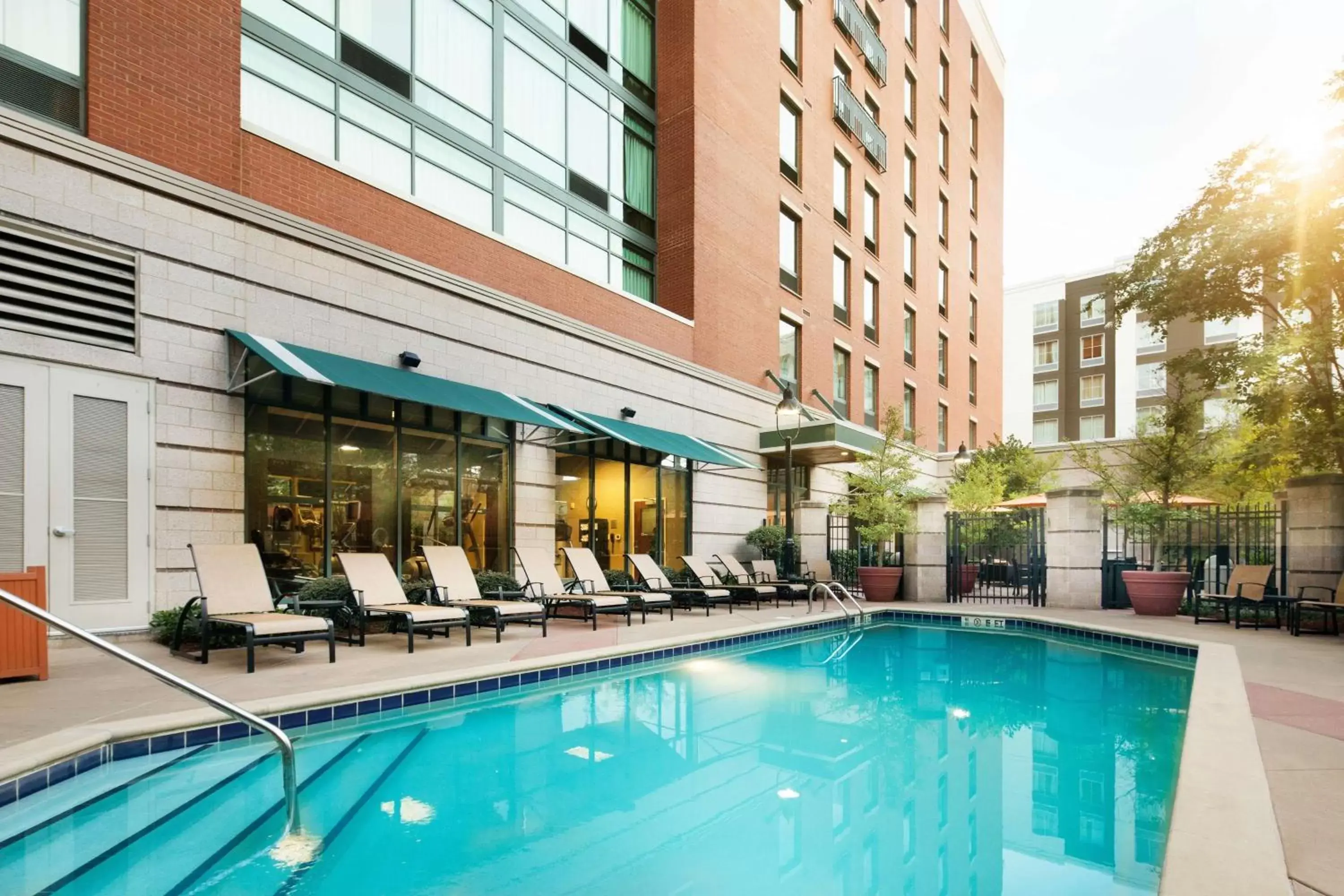 Property building, Swimming Pool in Hampton Inn & Suites Little Rock-Downtown