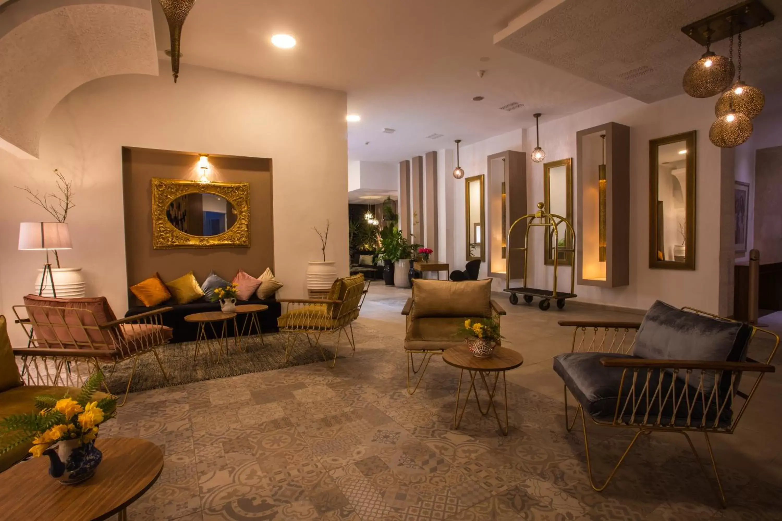 Lobby or reception in Dellarosa Boutique Hotel and Spa