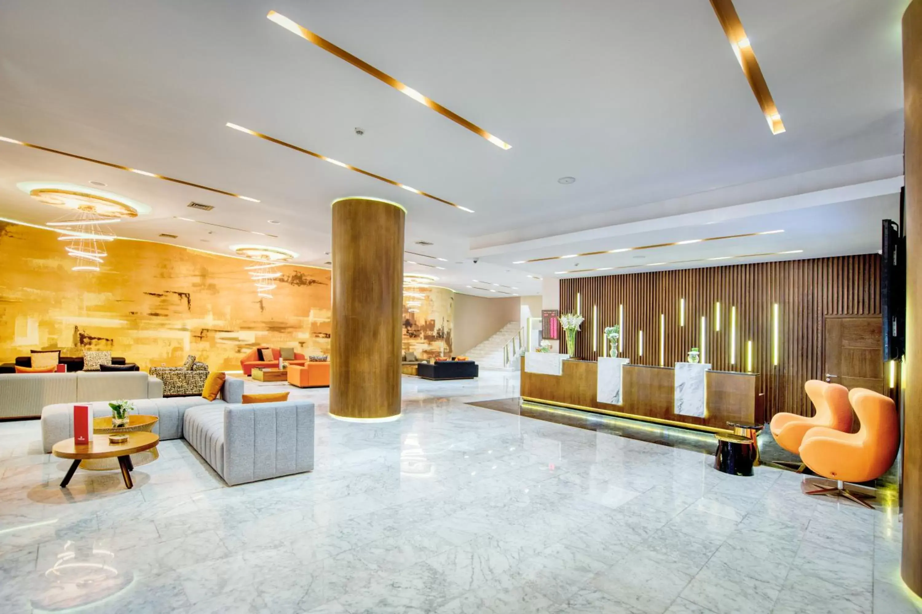 Lobby or reception, Banquet Facilities in Marina Bay