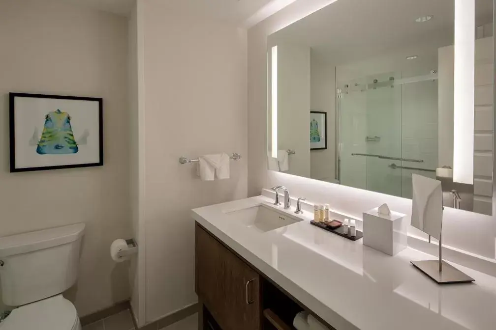 Bathroom in Embassy Suites St Augustine Beach Oceanfront Resort