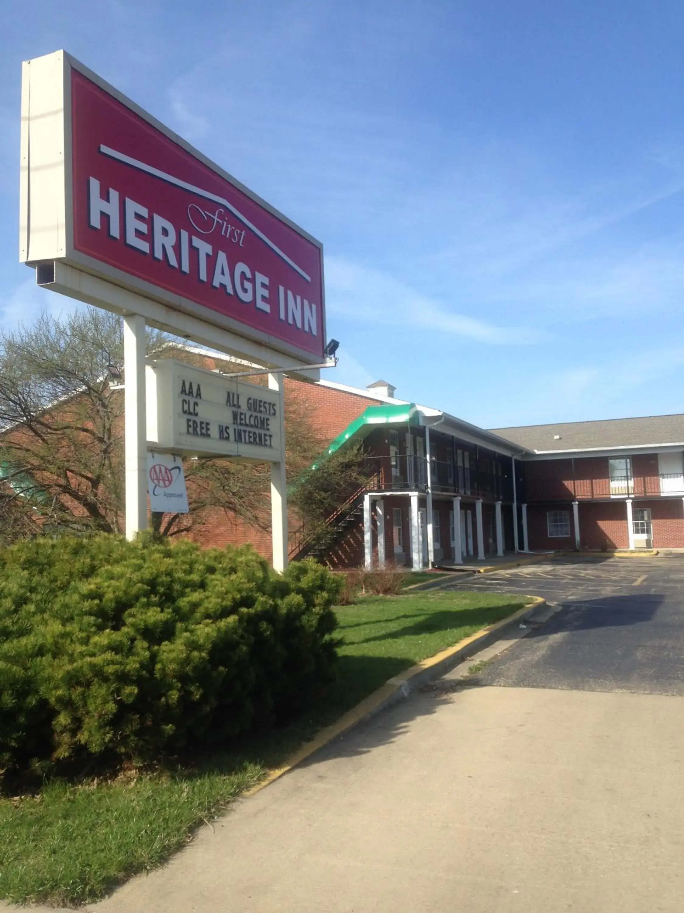Property Building in First Heritage Inn Rantoul