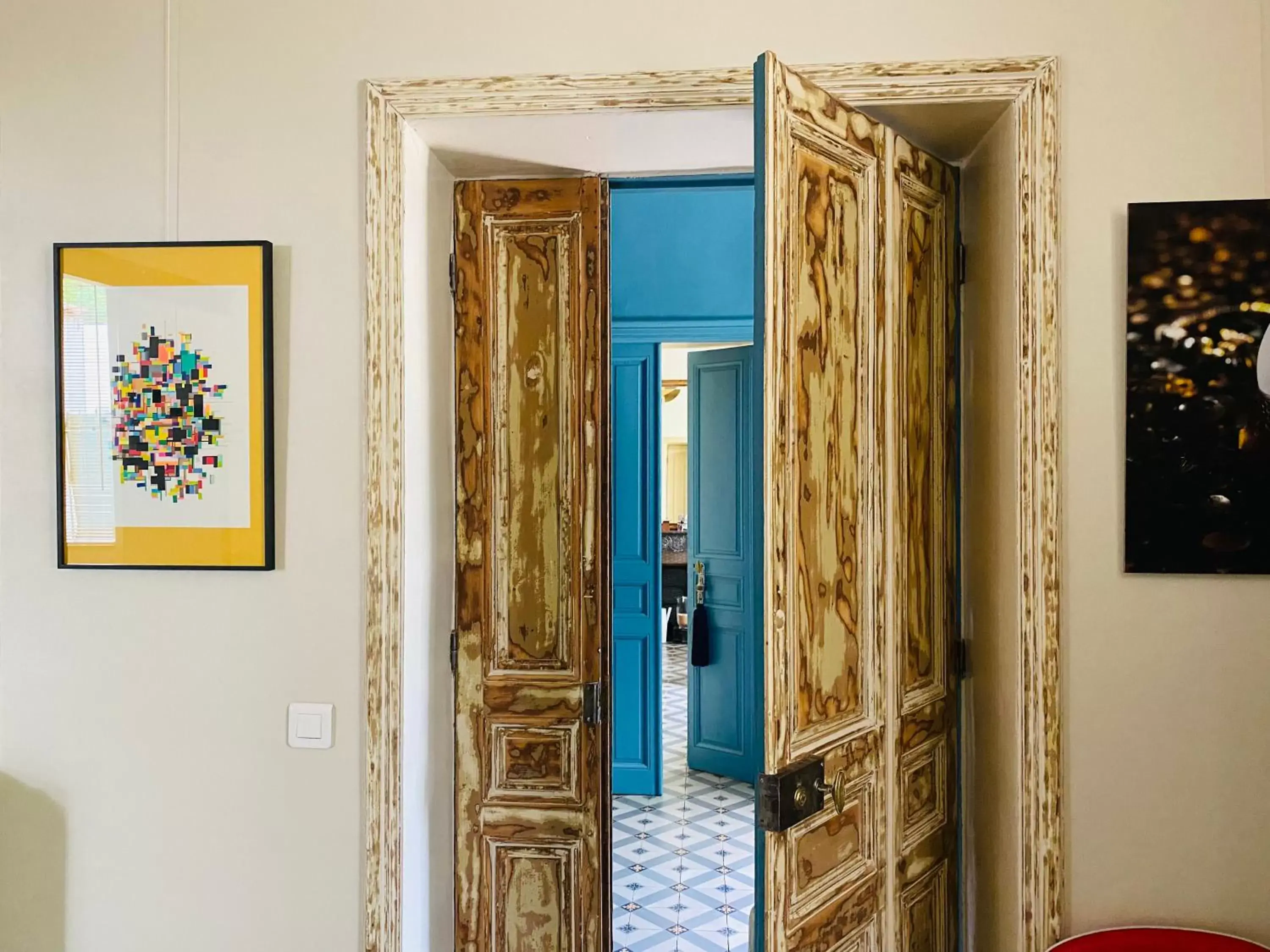 Decorative detail, Bathroom in La maison Gerval