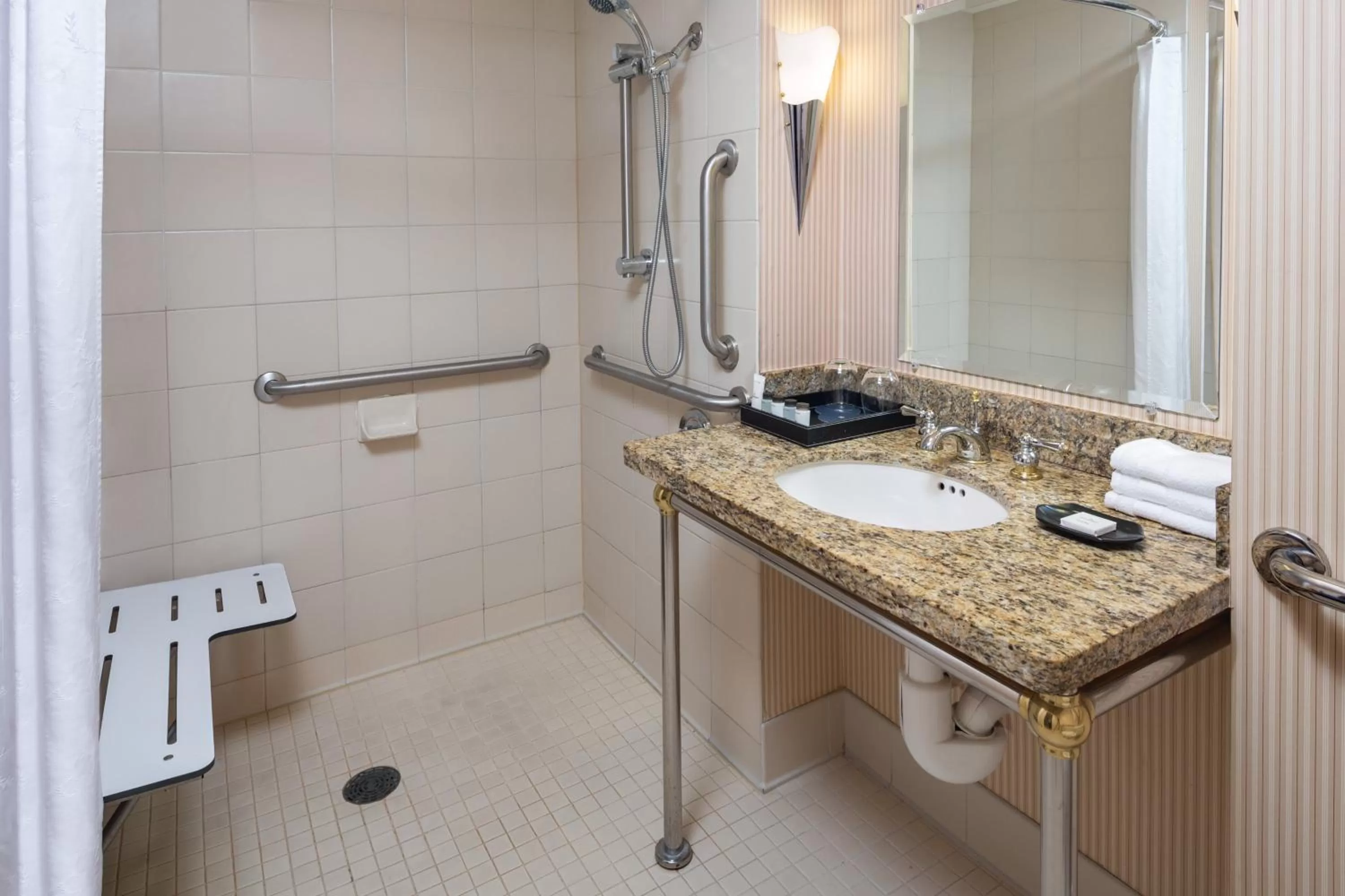 Bathroom in Sheraton Atlantic City Convention Center Hotel