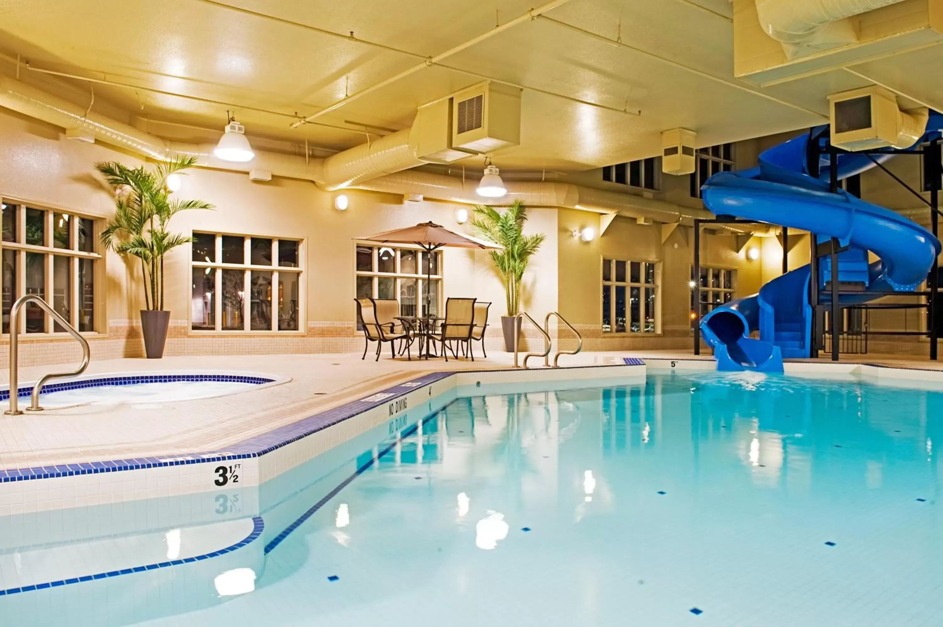 Swimming Pool in Holiday Inn Express Grande Prairie, an IHG Hotel