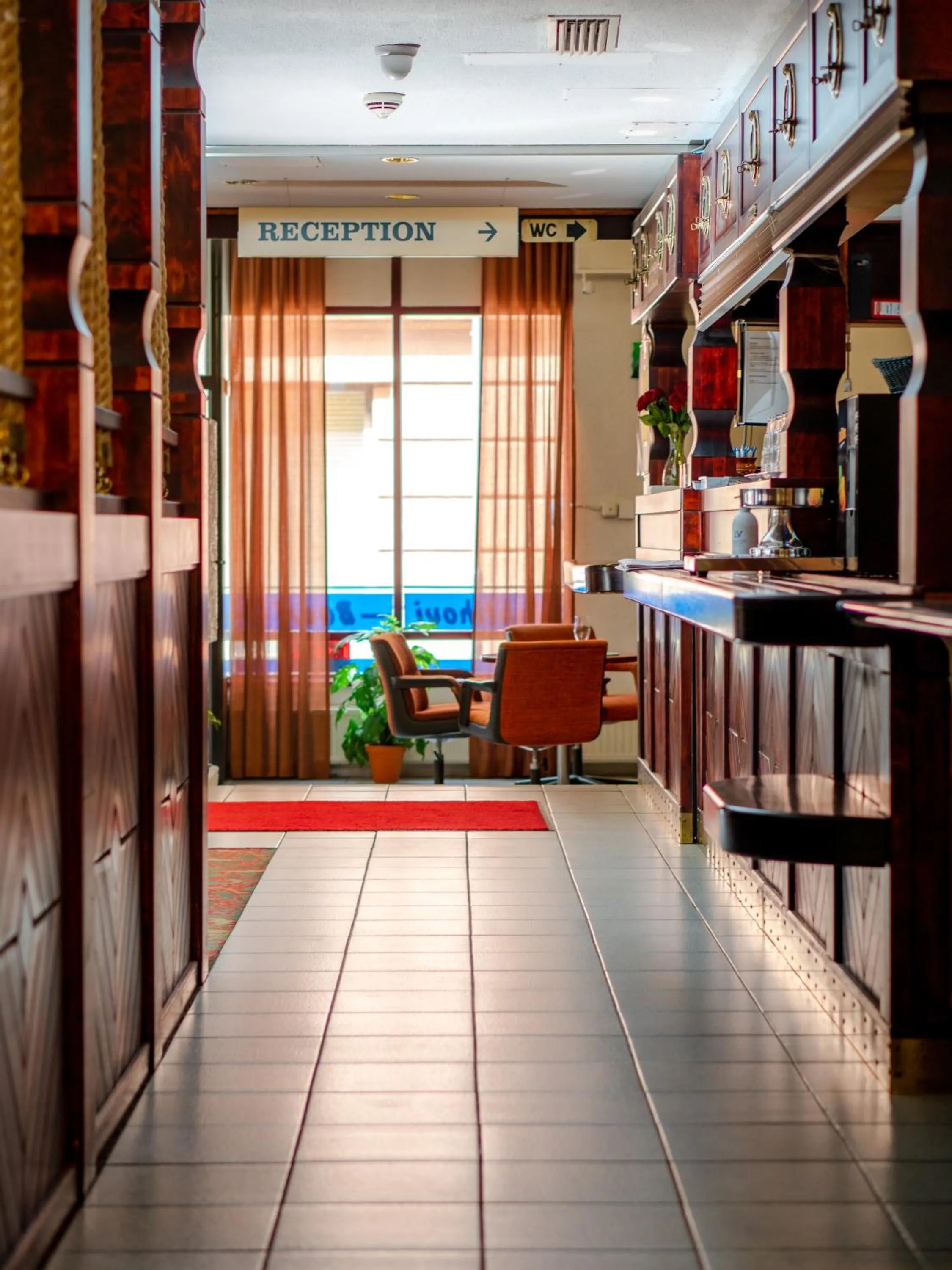 Lobby or reception in Hotel Jahtihovi