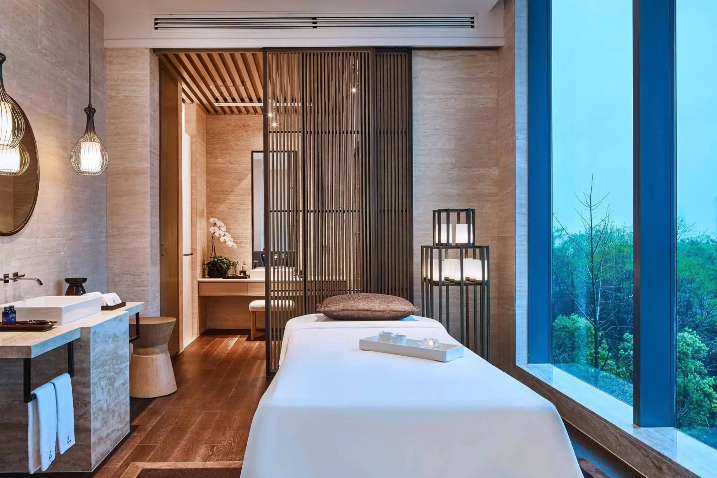 Spa and wellness centre/facilities in Hangzhou Marriott Hotel Qianjiang