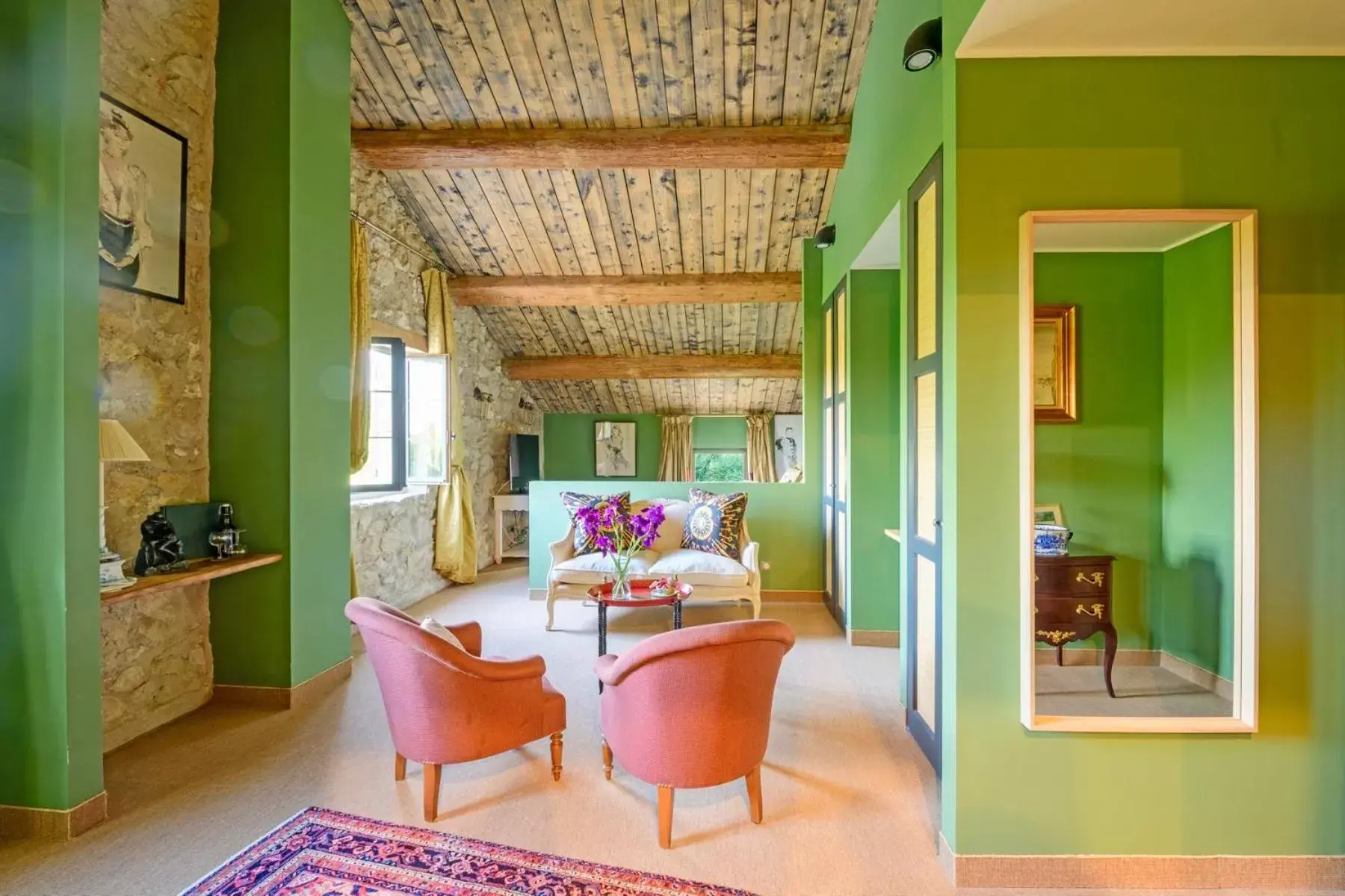 Bedroom, Dining Area in Bastide de Bellegarde