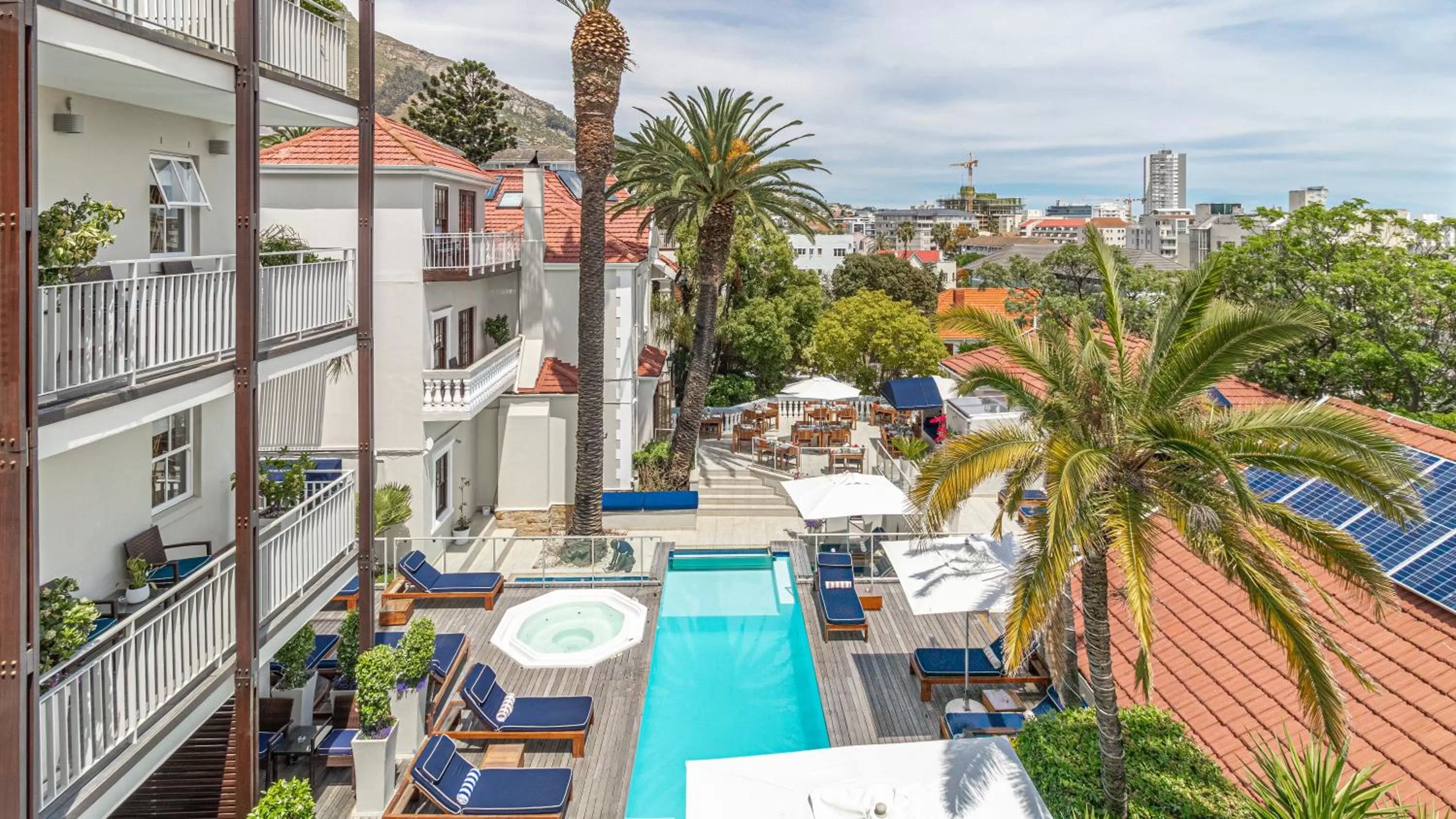 Pool view in The Glen Boutique Hotel & Spa
