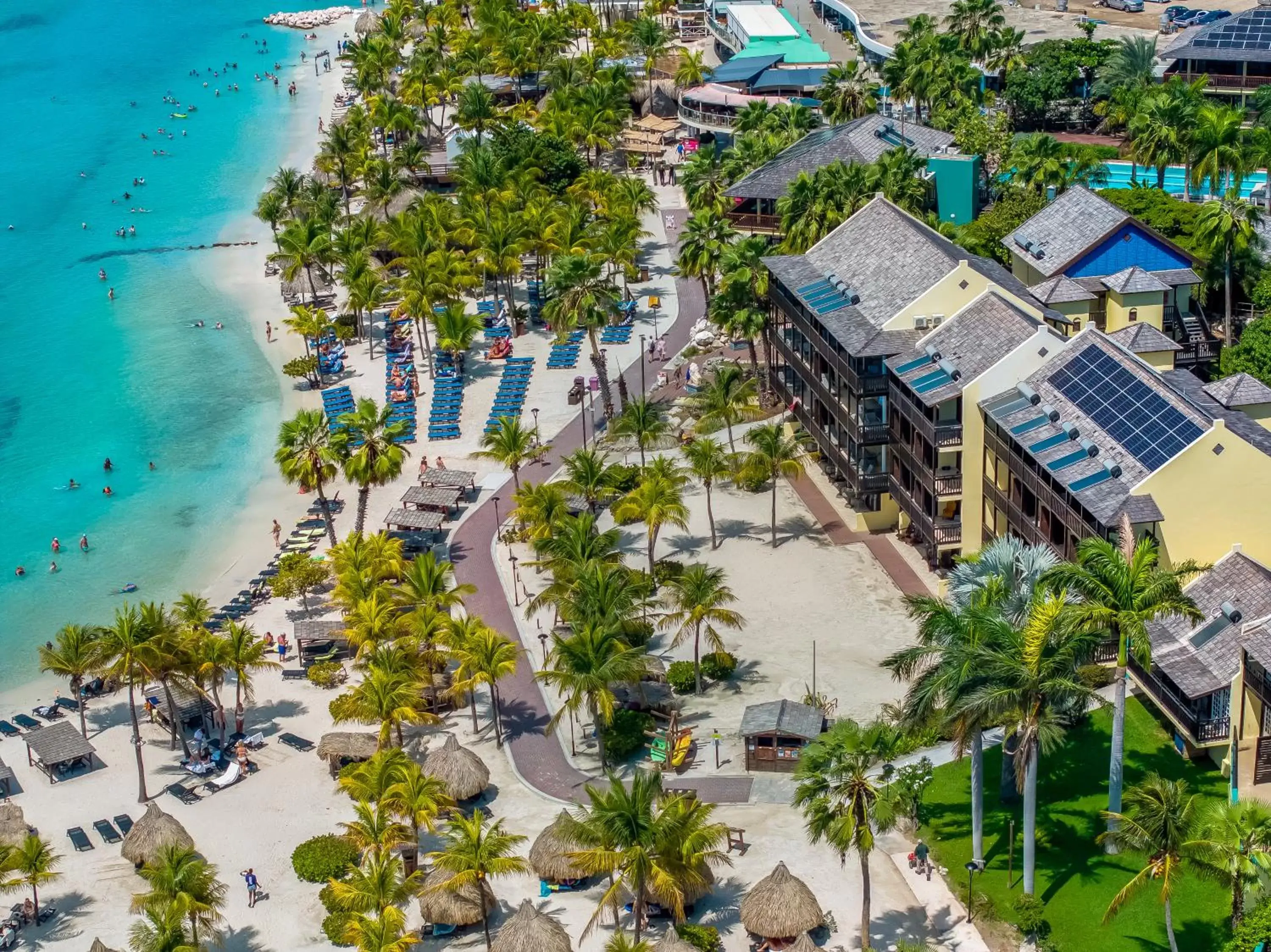 Property building, Bird's-eye View in LionsDive Beach Resort