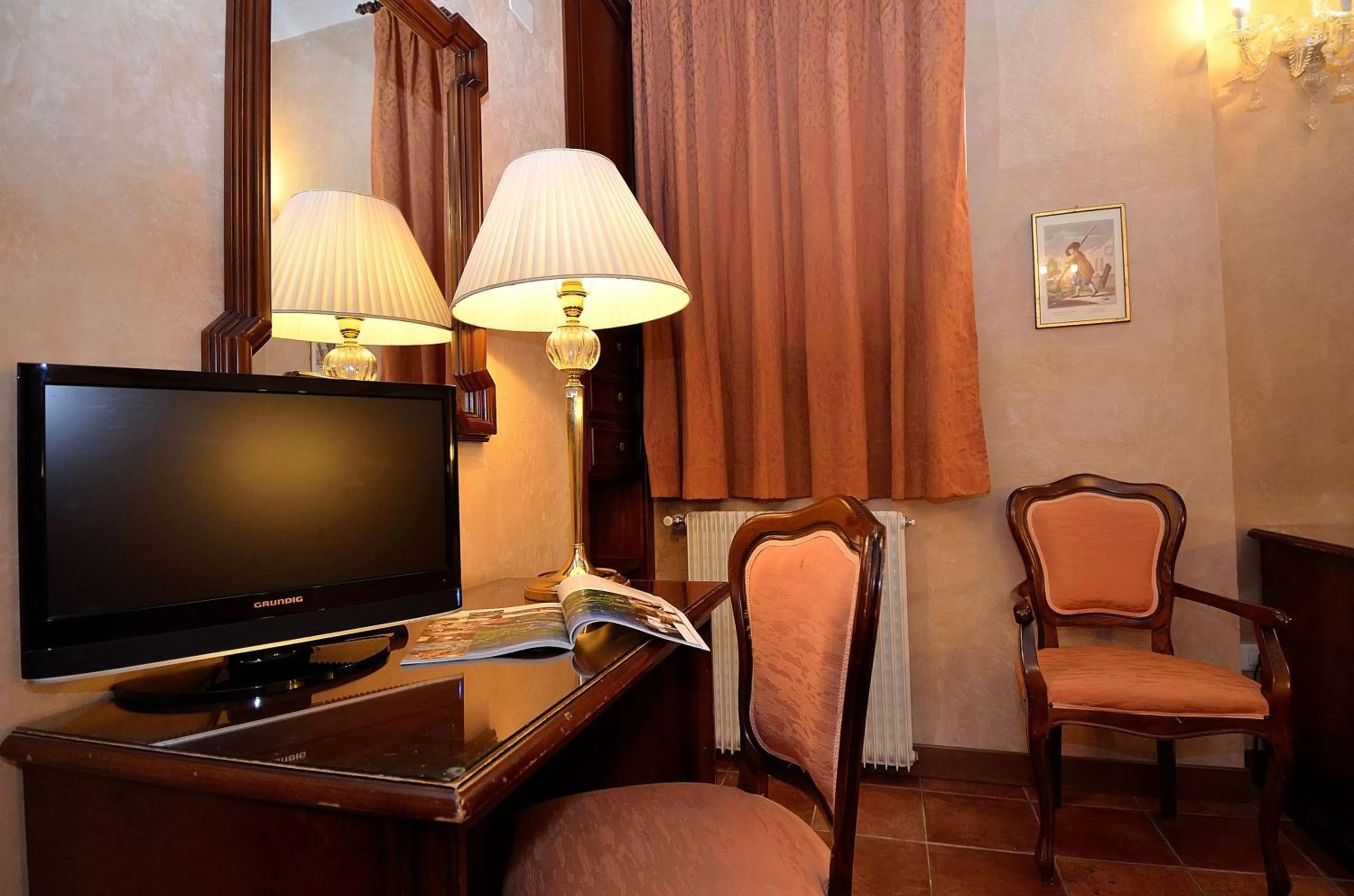 Decorative detail in Locanda La Corte