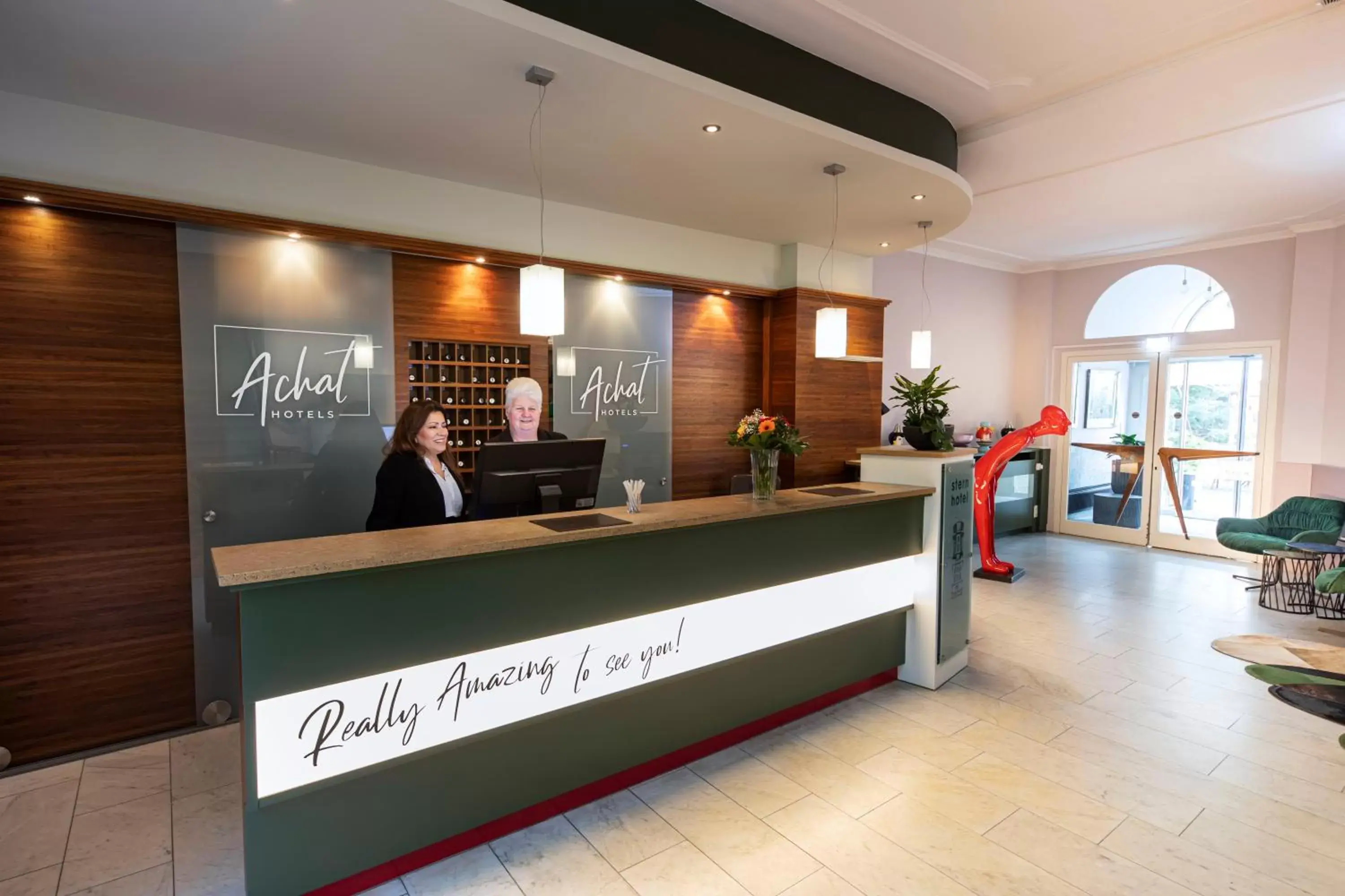 Lobby or reception in ACHAT Sternhotel Bonn Lobby or reception in ACHAT Sternhotel Bonn