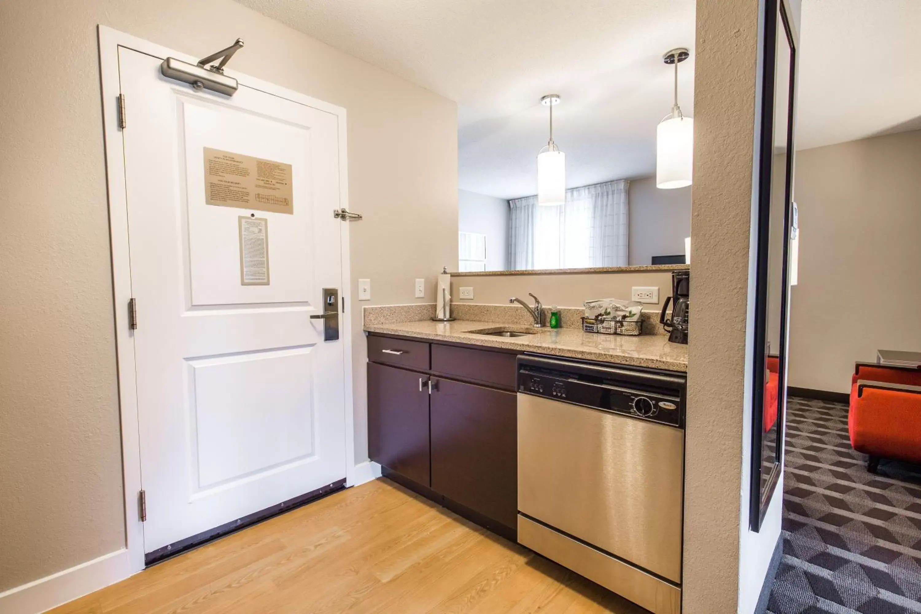 kitchen, Kitchen/Kitchenette in TownePlace Suites by Marriott Gilford