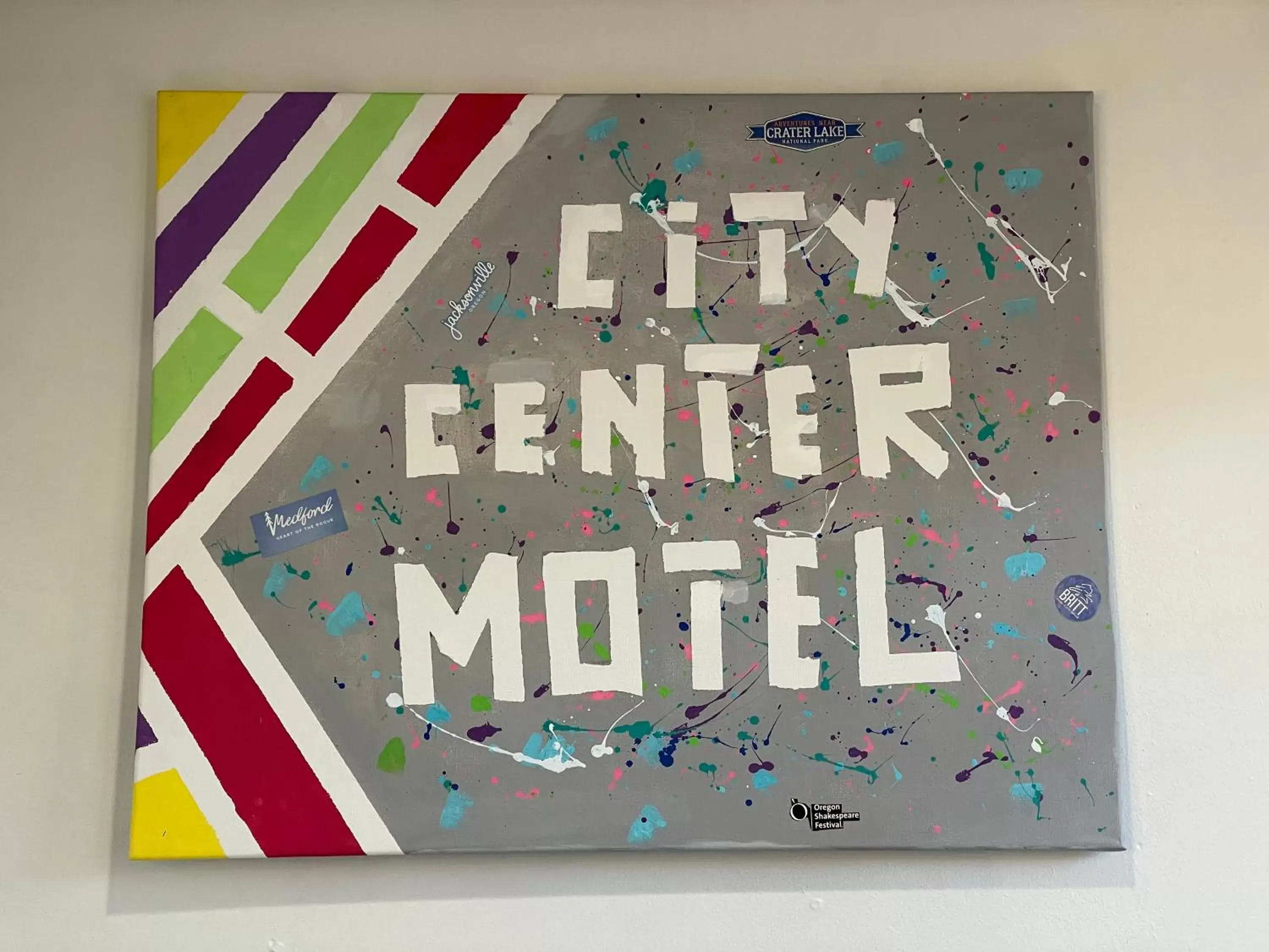 Logo/Certificate/Sign in City Center Motel