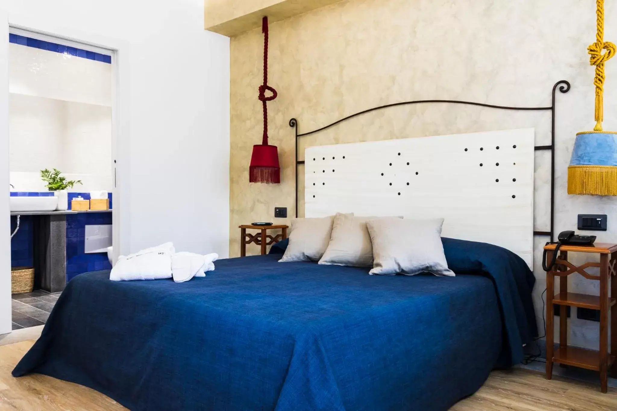 Bed in Le Dune Sicily Hotel