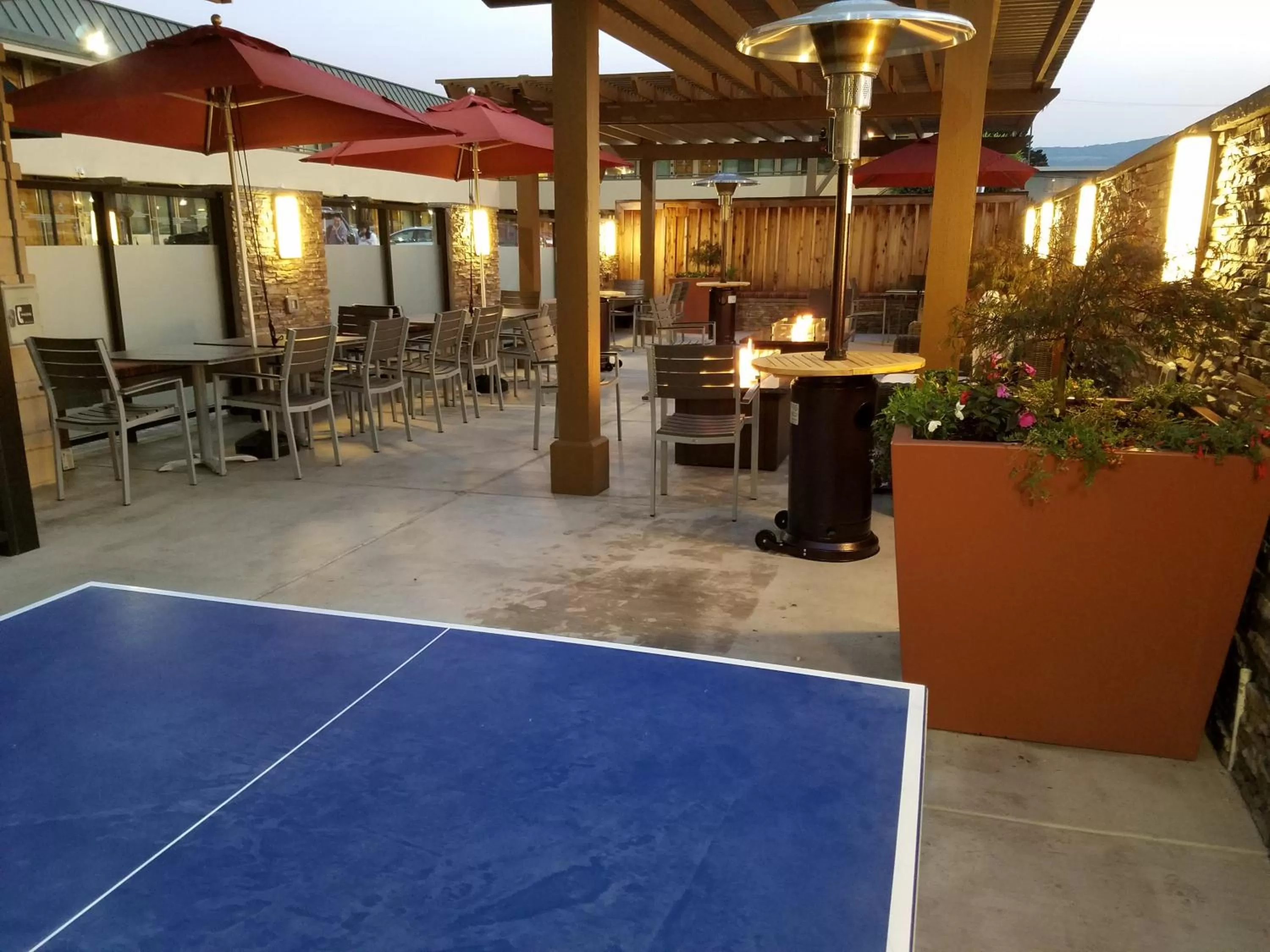 Patio in Hotel Strata