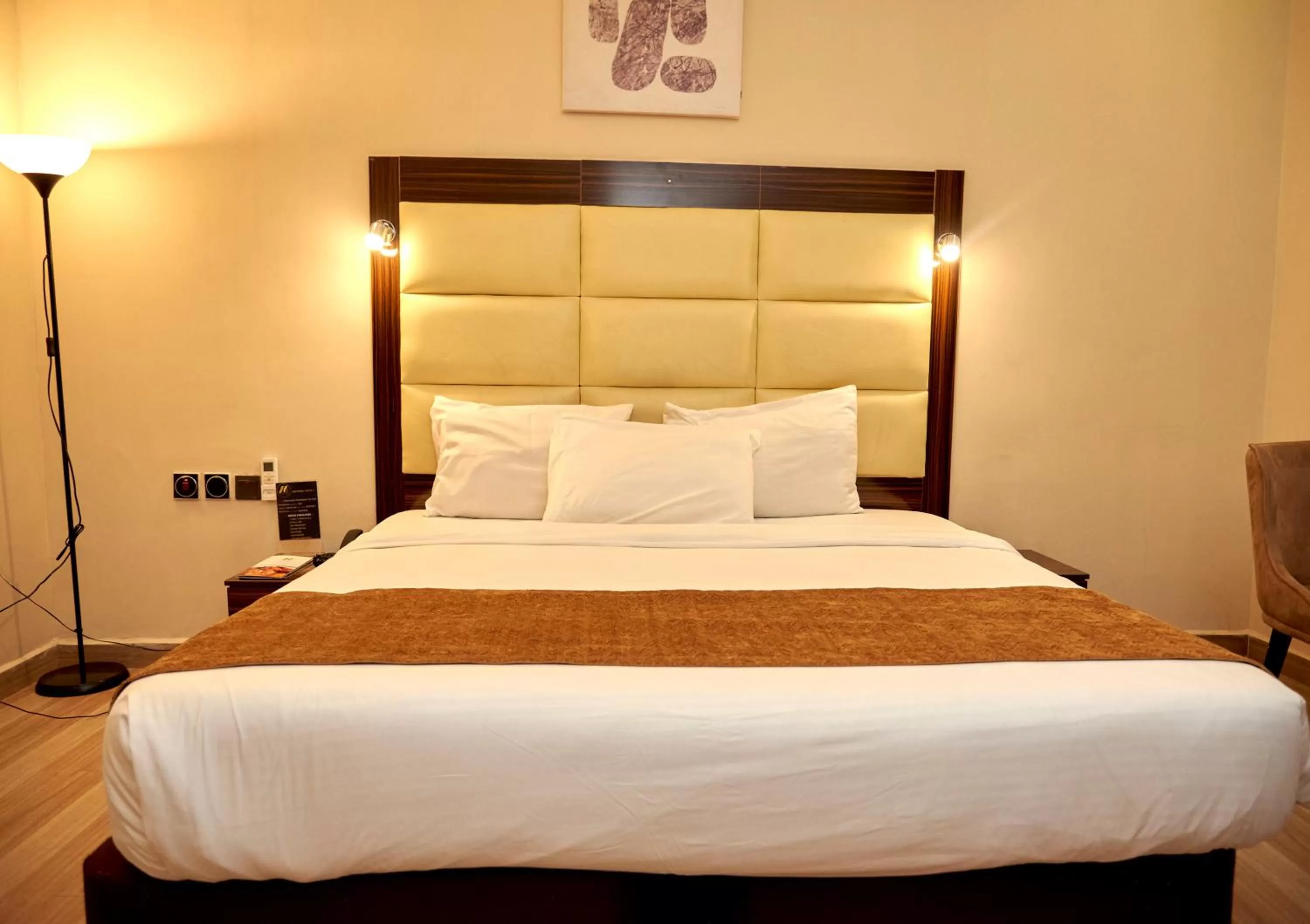 Bed in MayFair Hotel Maitama Abuja