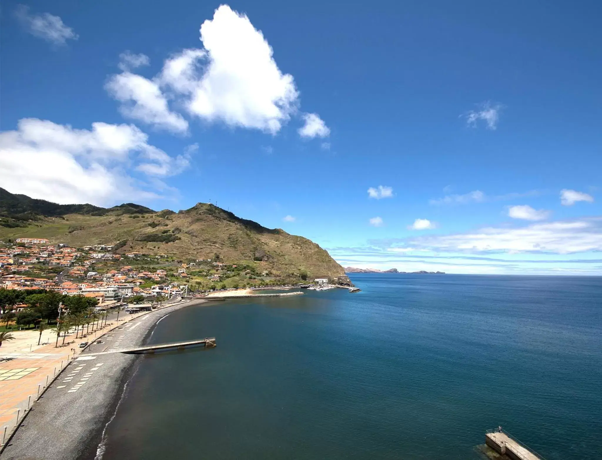 Beach in Dom Pedro Madeira