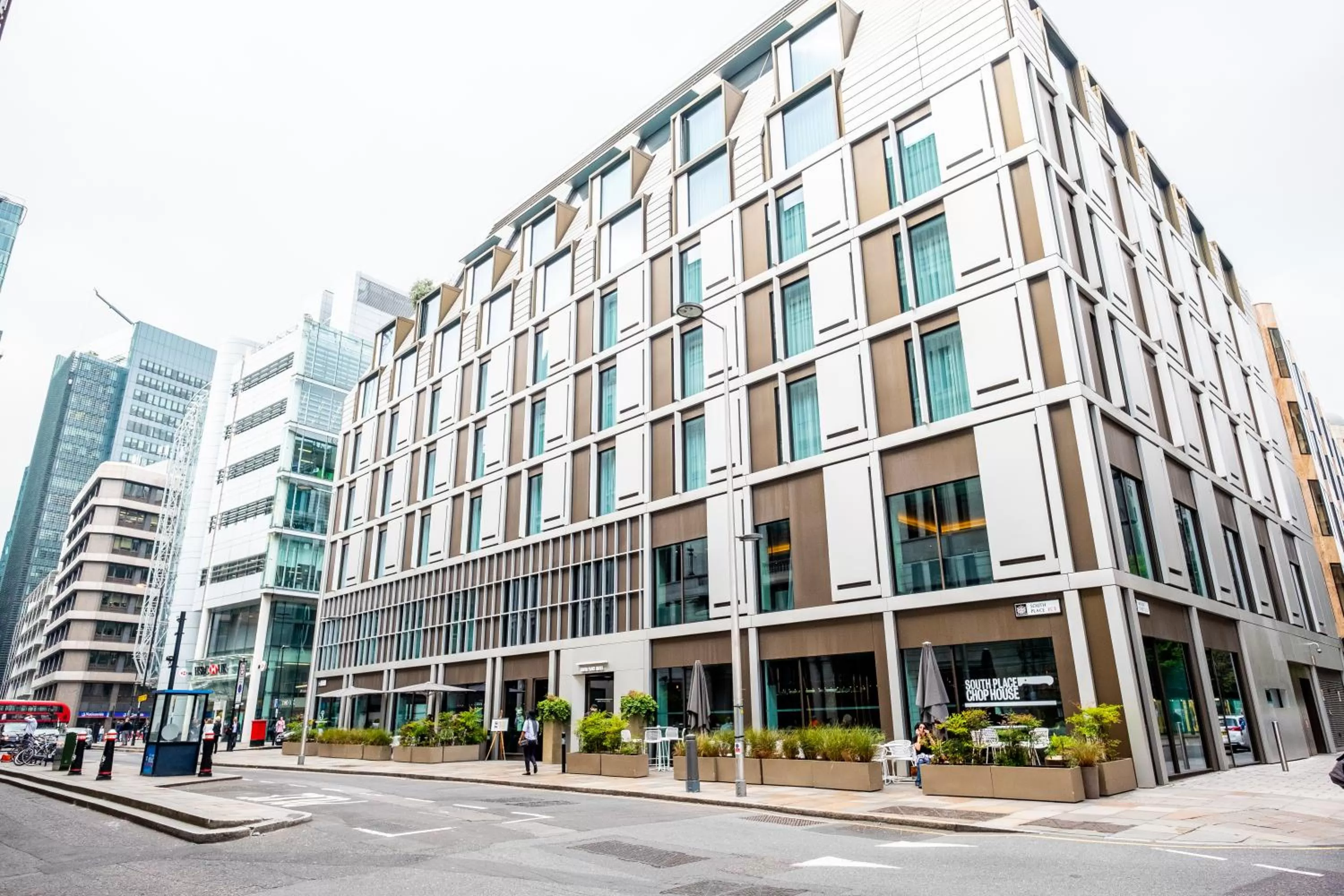 Property building in South Place Hotel