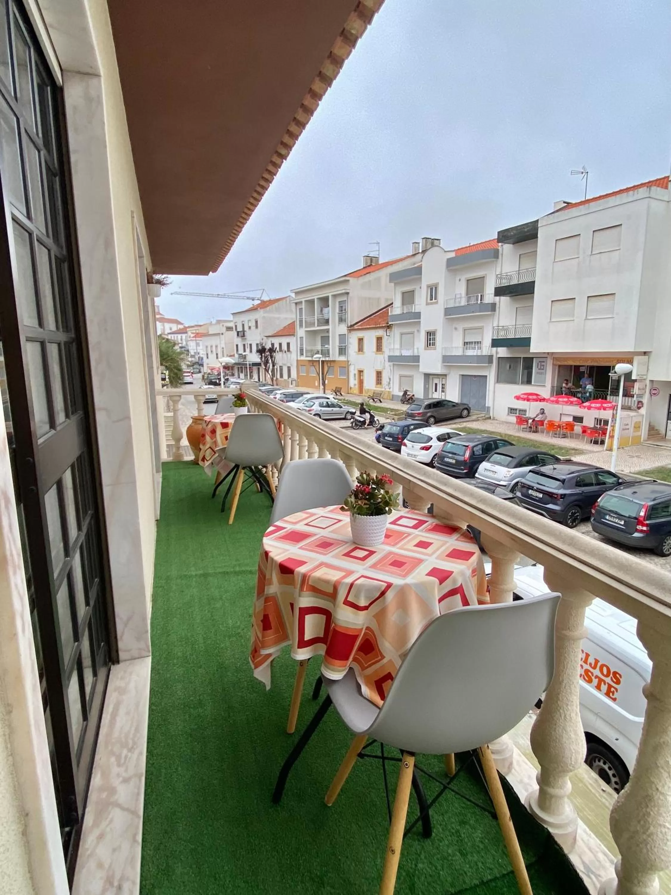Balcony/Terrace in Spray B&B Sitio in Nazare Mini bar, European style