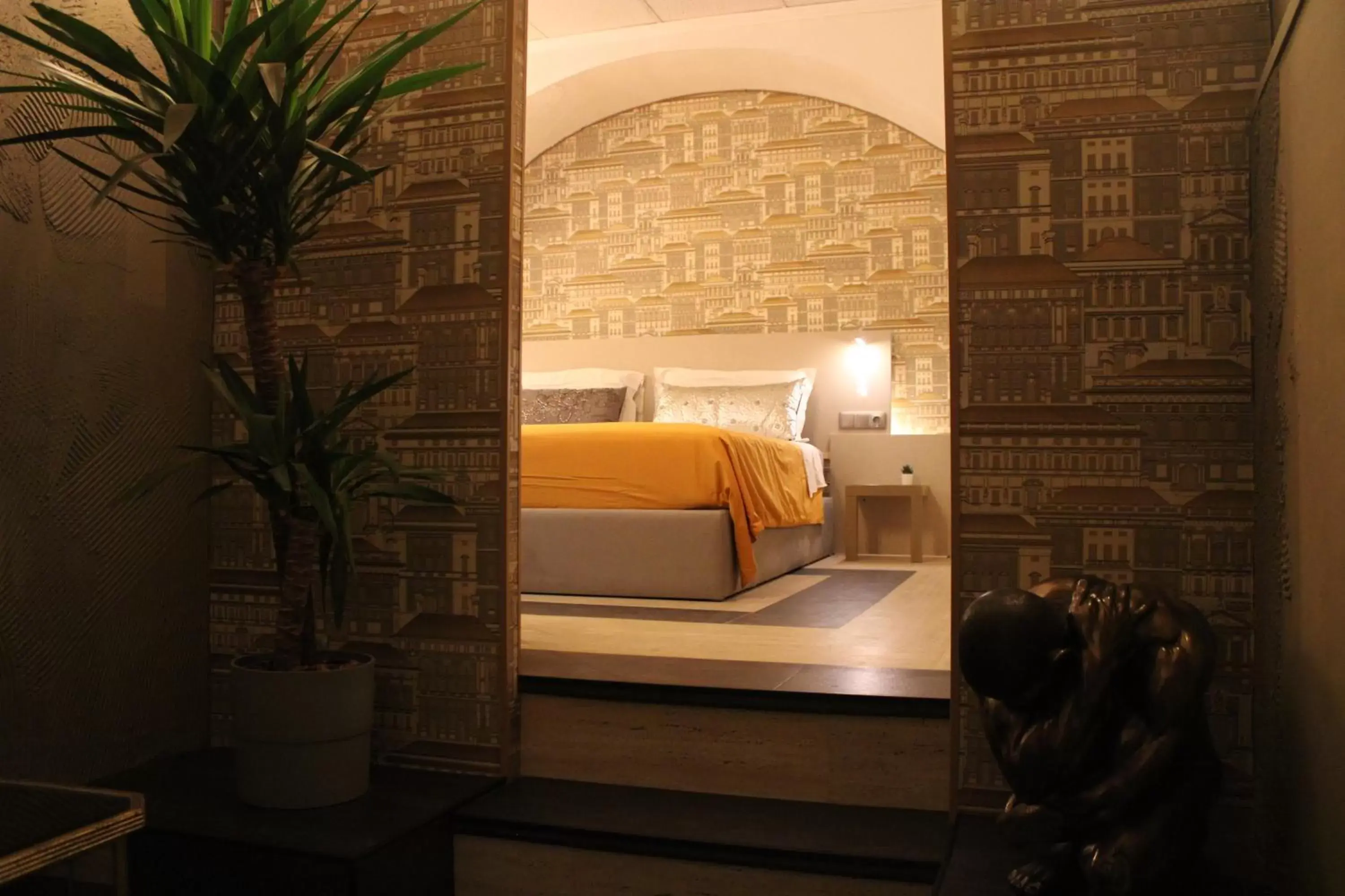 Bed in São Pedro Suite Faro