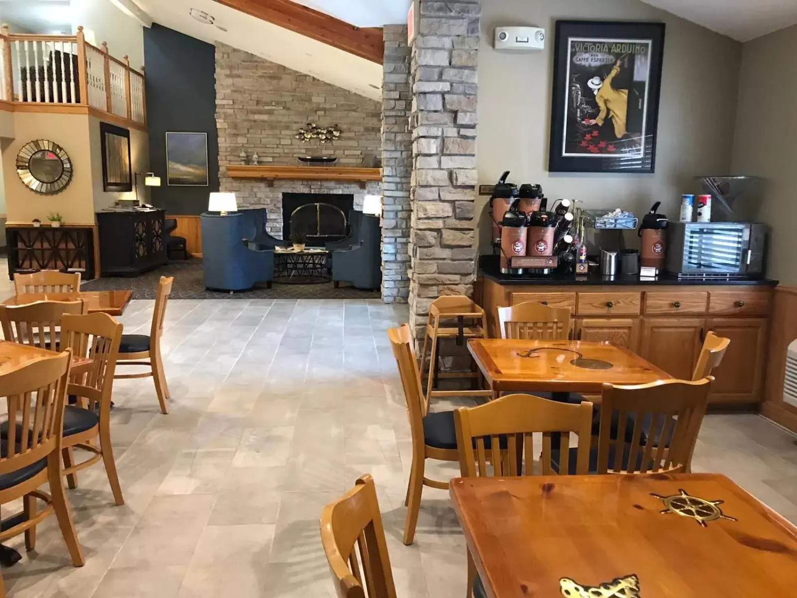 Restaurant/Places to Eat in AmericInn by Wyndham Hotel and Suites Long Lake