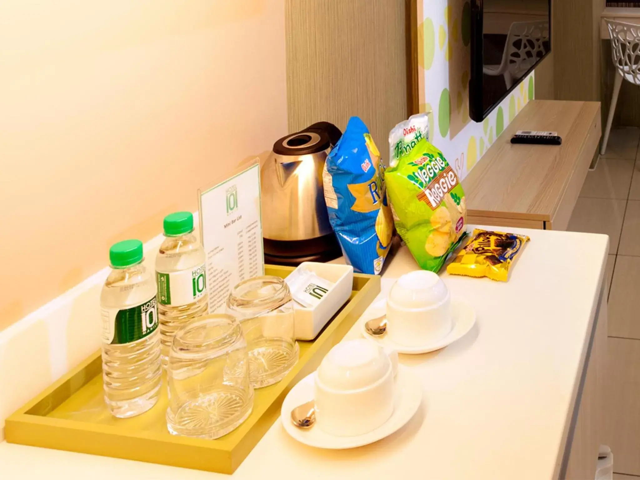 Food and drinks in Hotel 101 - Manila