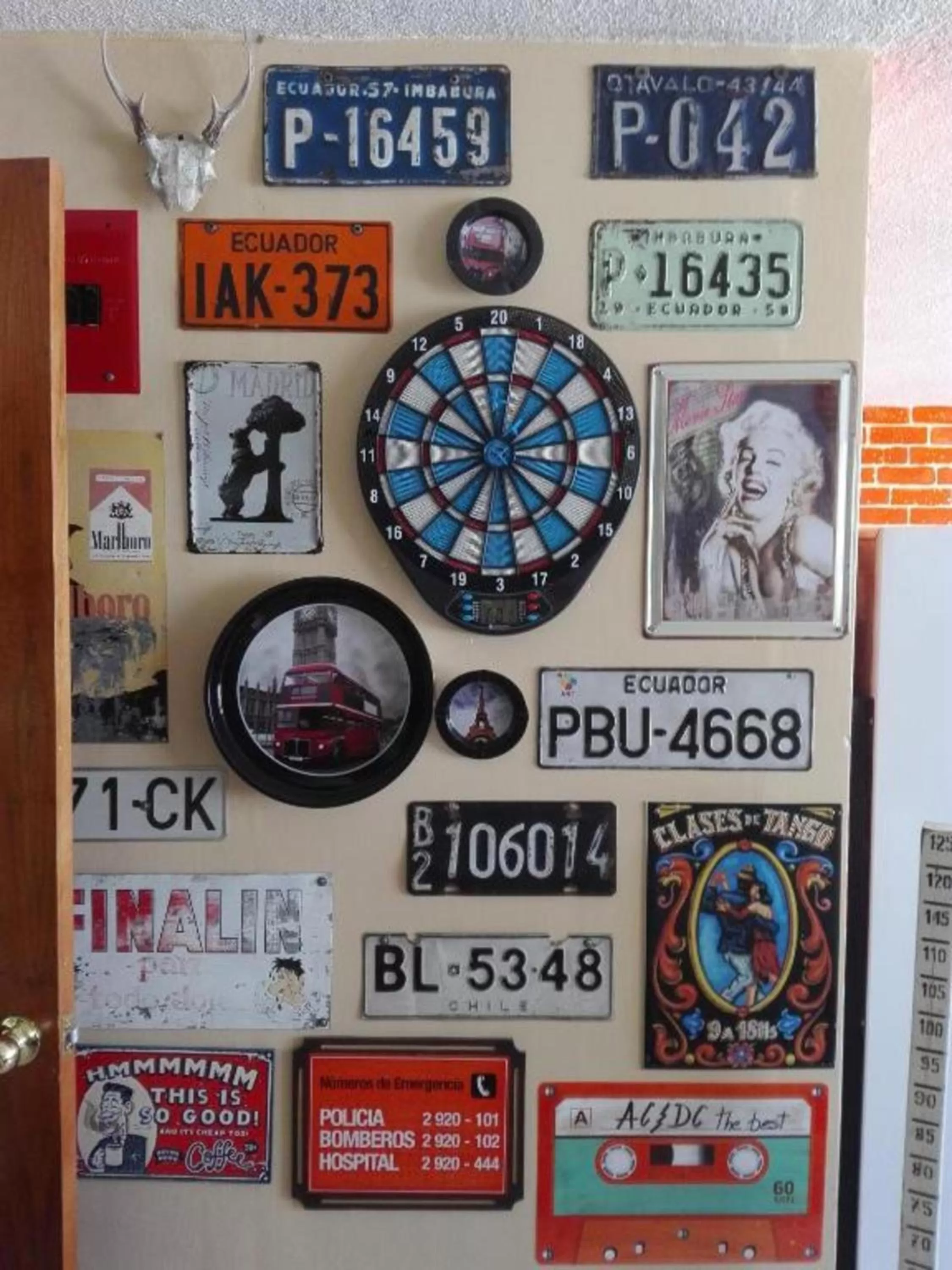 Decorative detail in Flying Donkey