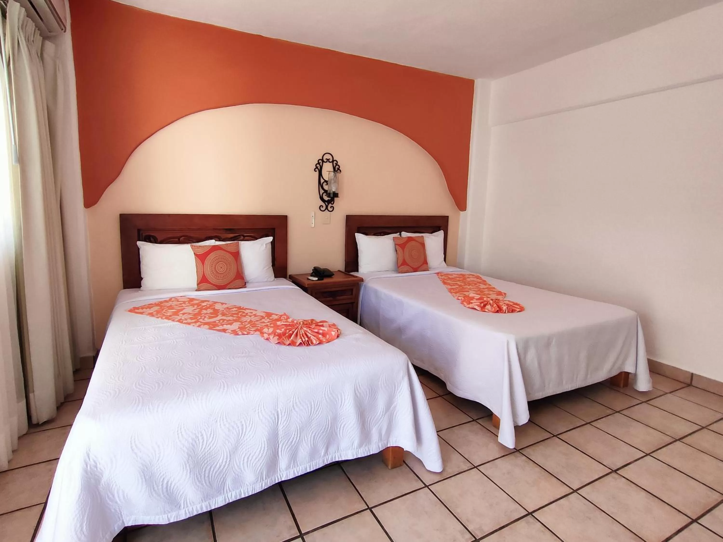 Bed in Hotel El Pescador