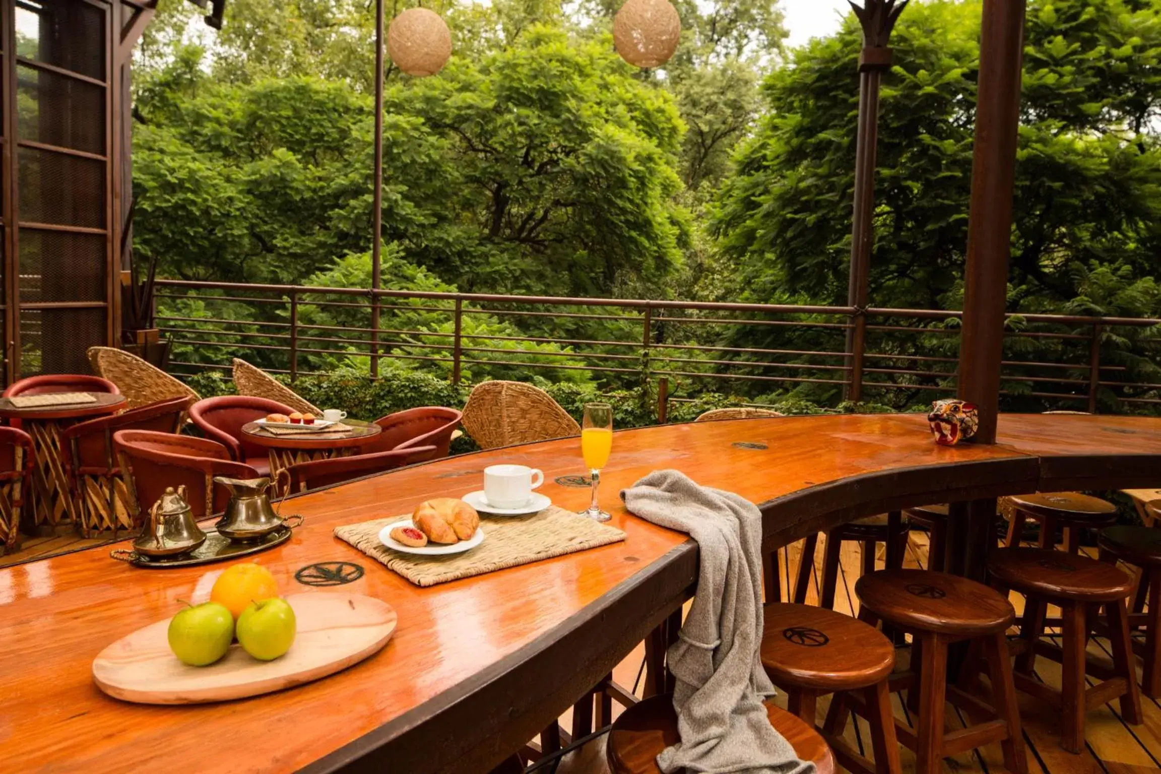 Restaurant/places to eat, Garden View in Hotel Parque México Boutique