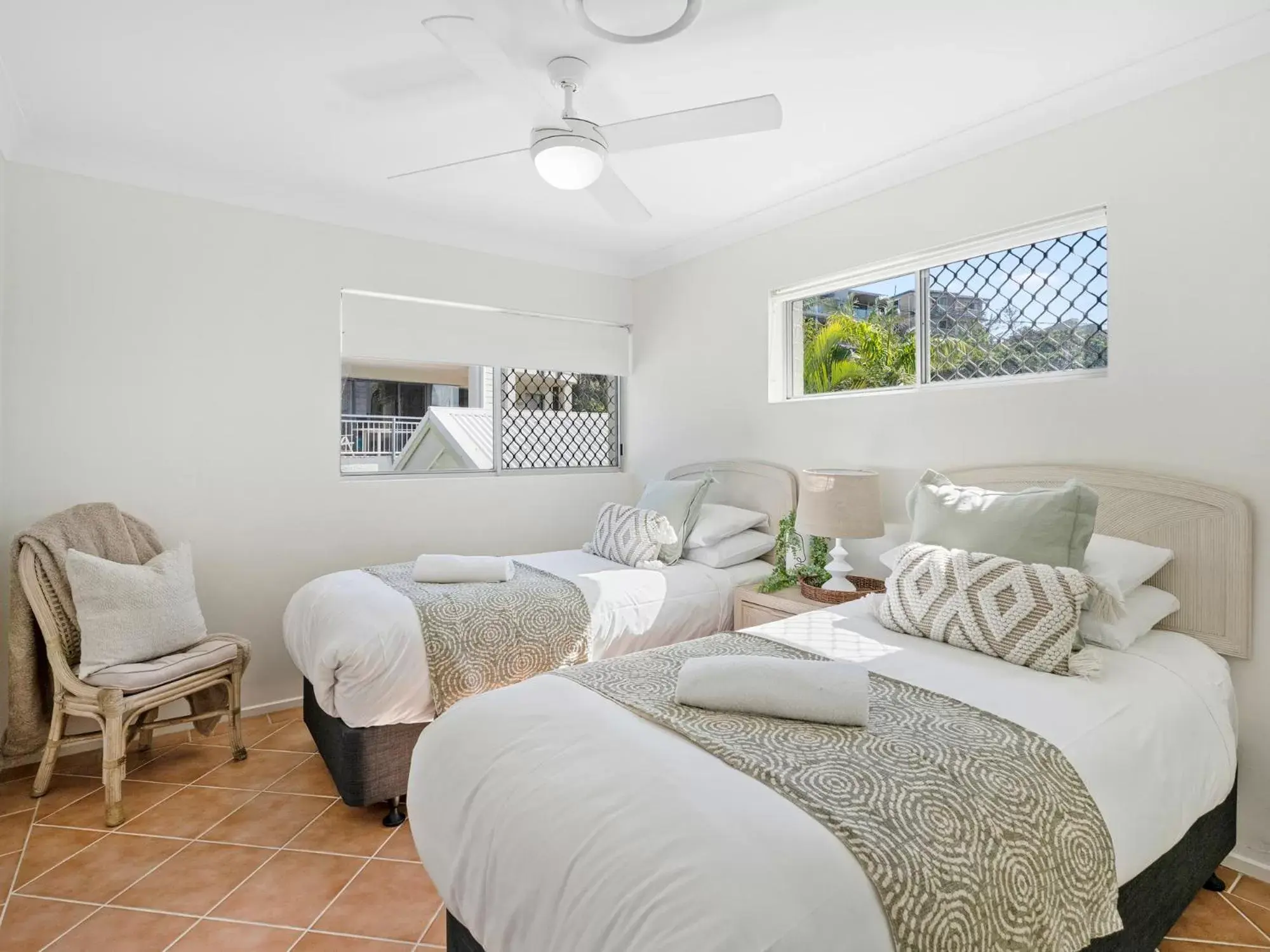 Bed in Sunrise Cove Holiday Apartments by Kingscliff Accommodation