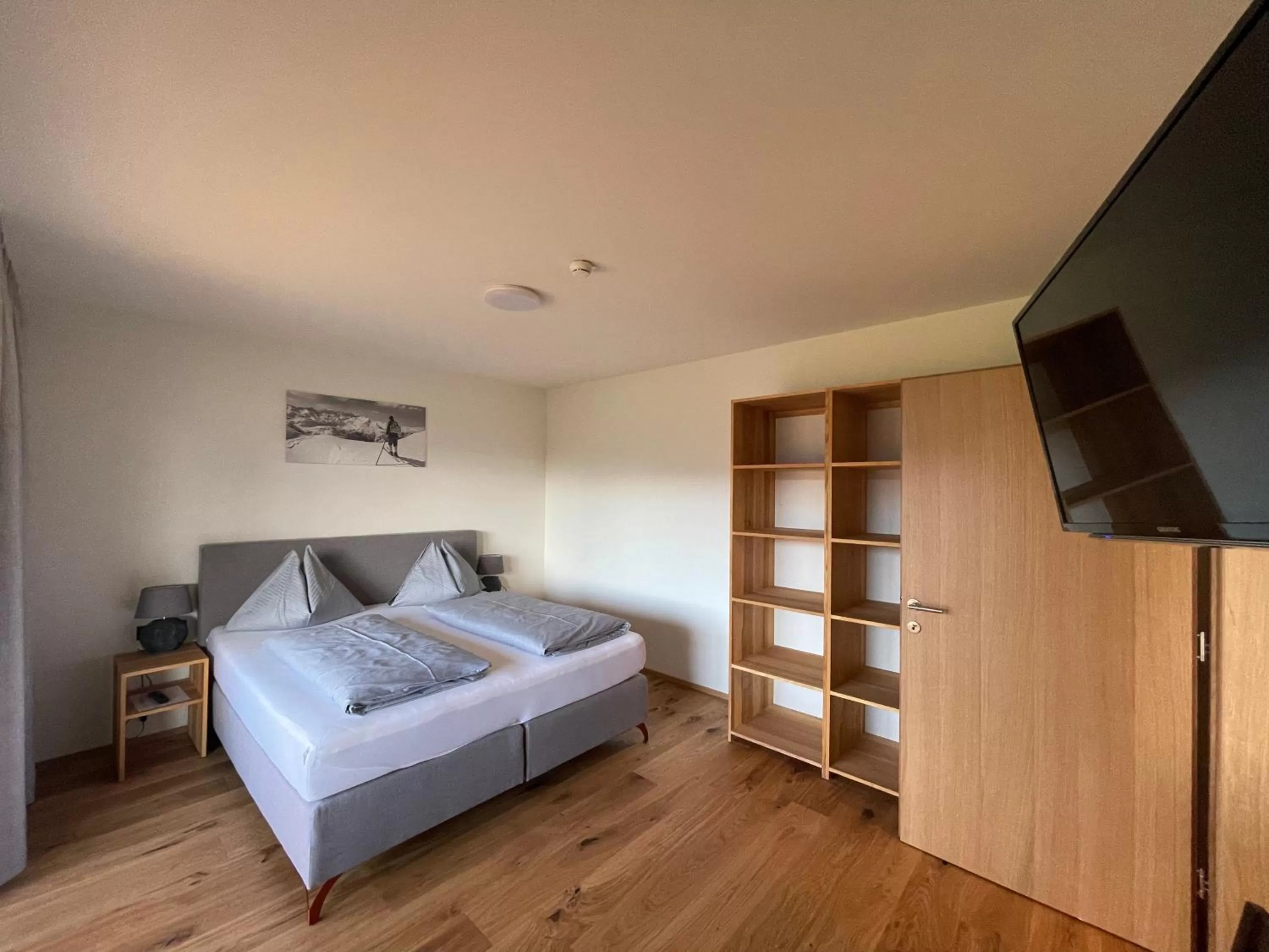 Bed in Panoramahotel Sonnhalde