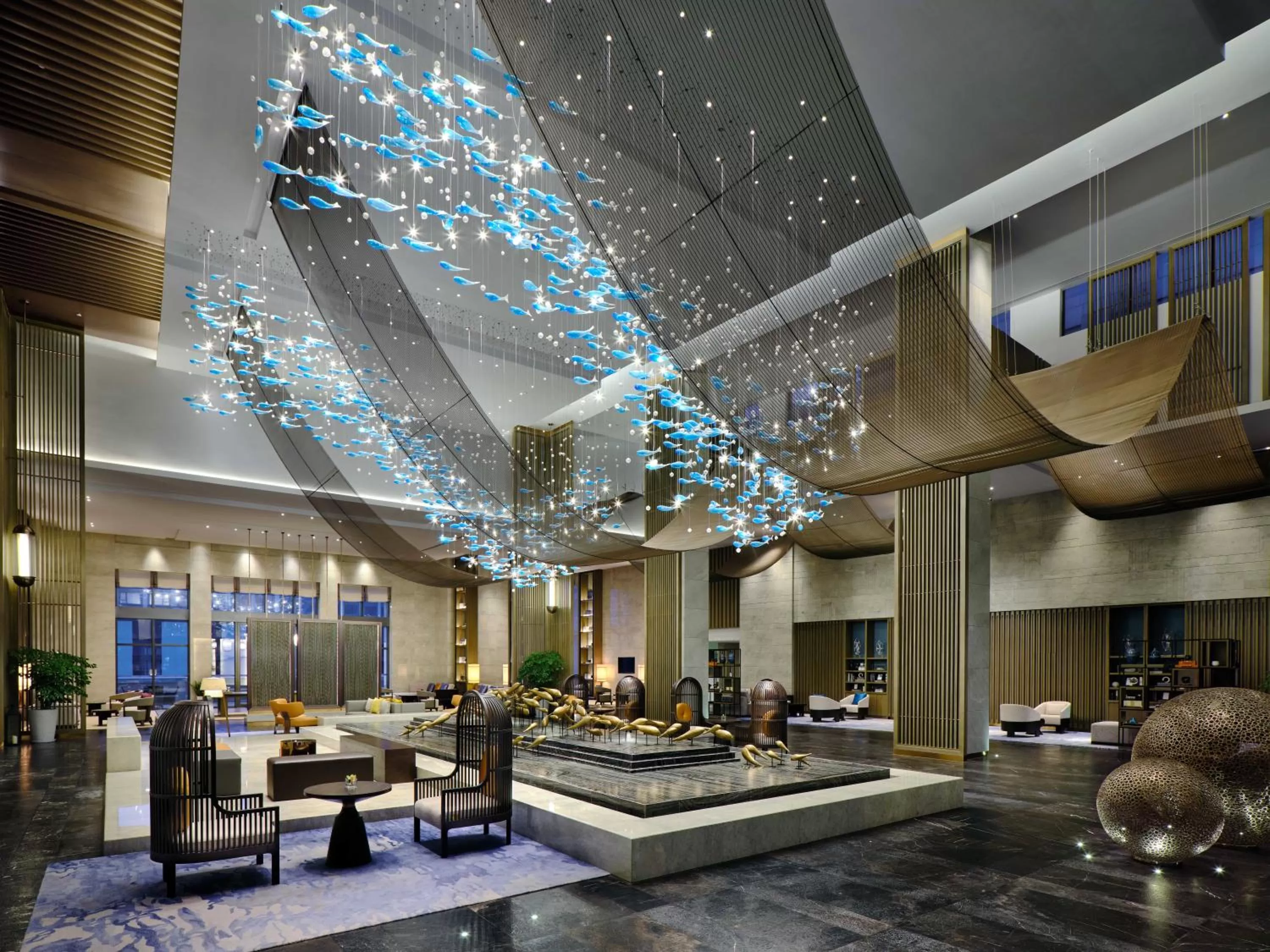 Lobby or reception in Primus Hotel Shanghai Sanjiagang - Offer Pudong International Airport and Disney shuttle
