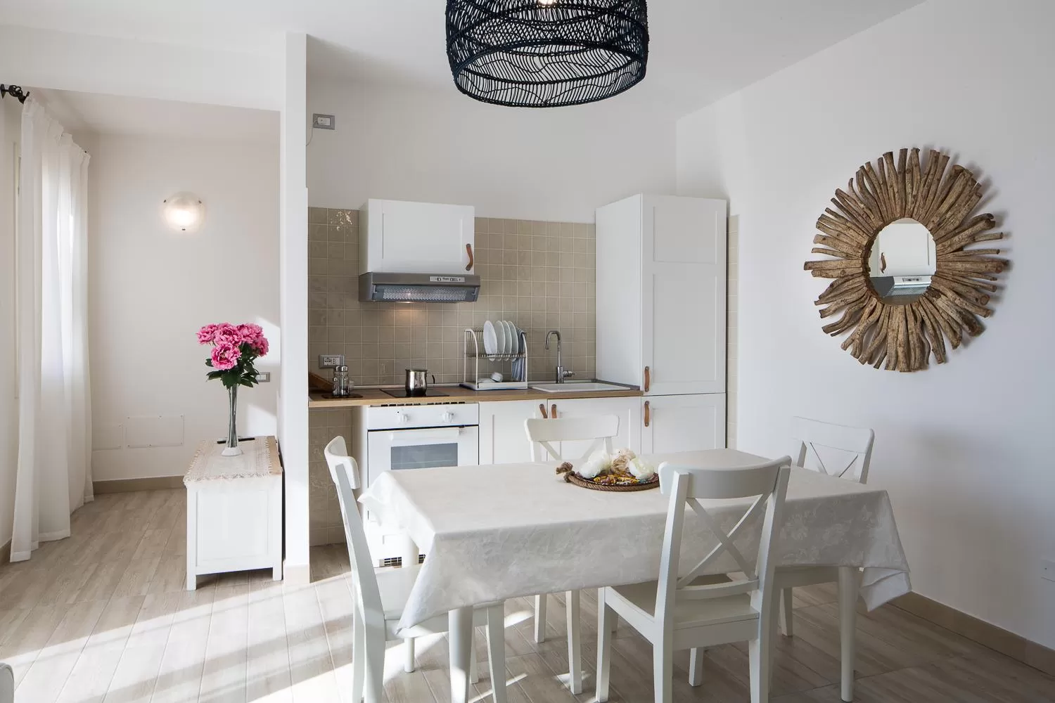 Kitchen or kitchenette in Residence Mar Mediterraneo