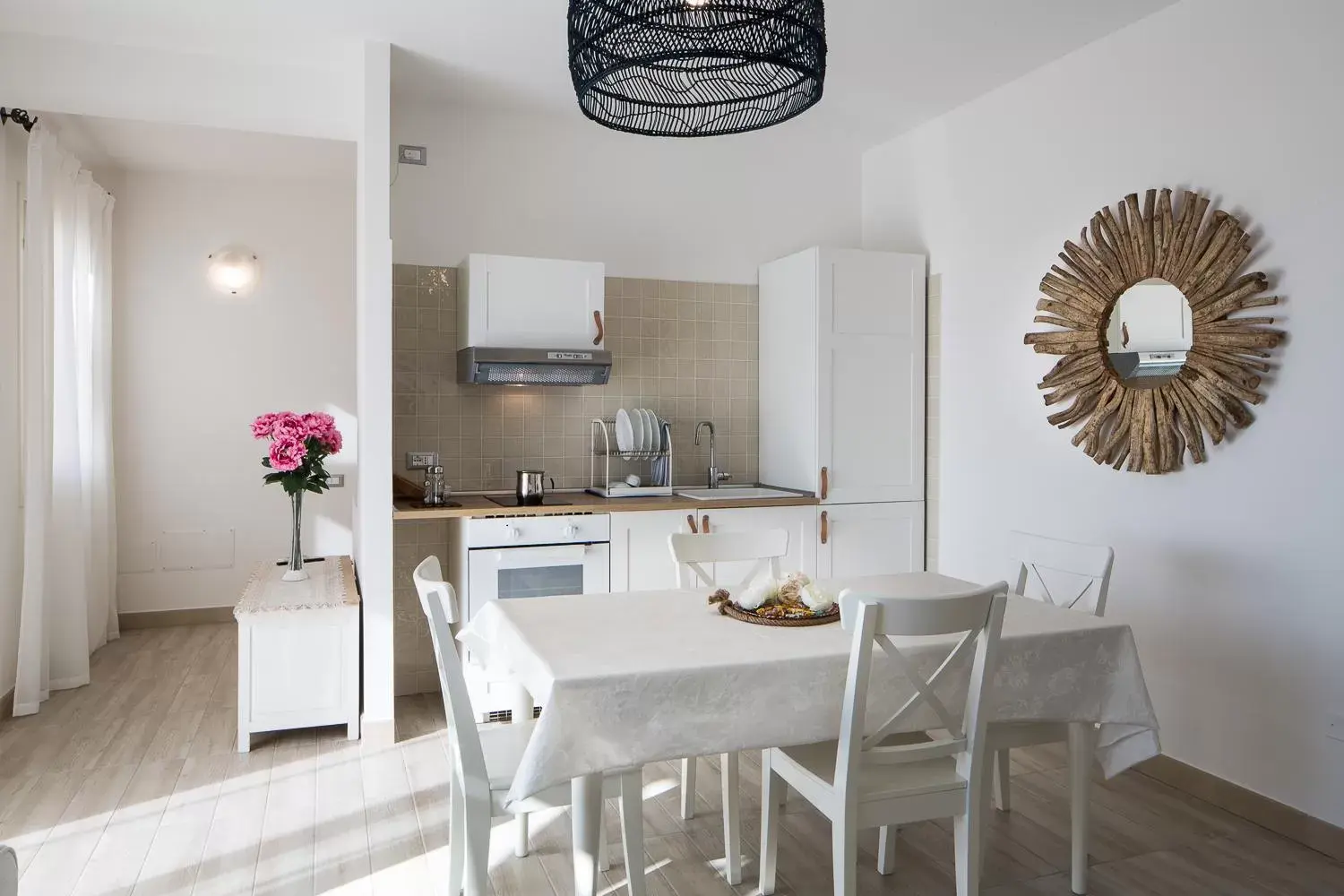 Kitchen or kitchenette, Dining Area in Residence Mar Mediterraneo