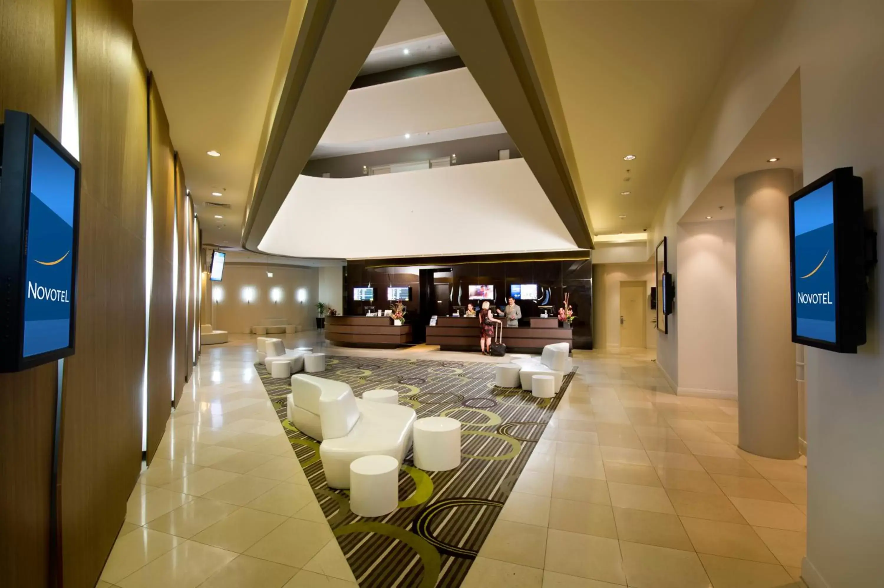 Lobby or reception in Novotel Brisbane Airport