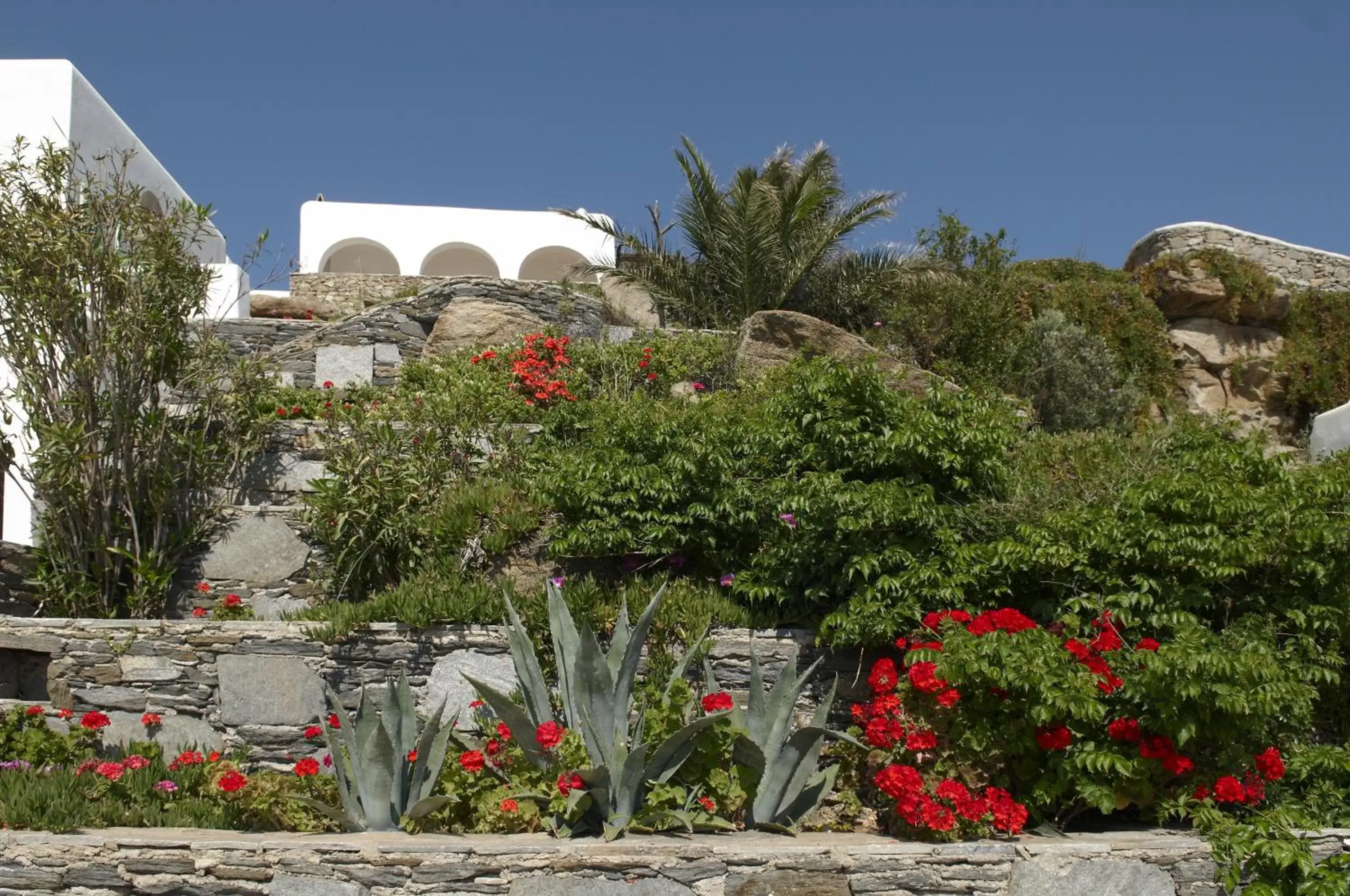 Facade/entrance in Mykonos View Hotel