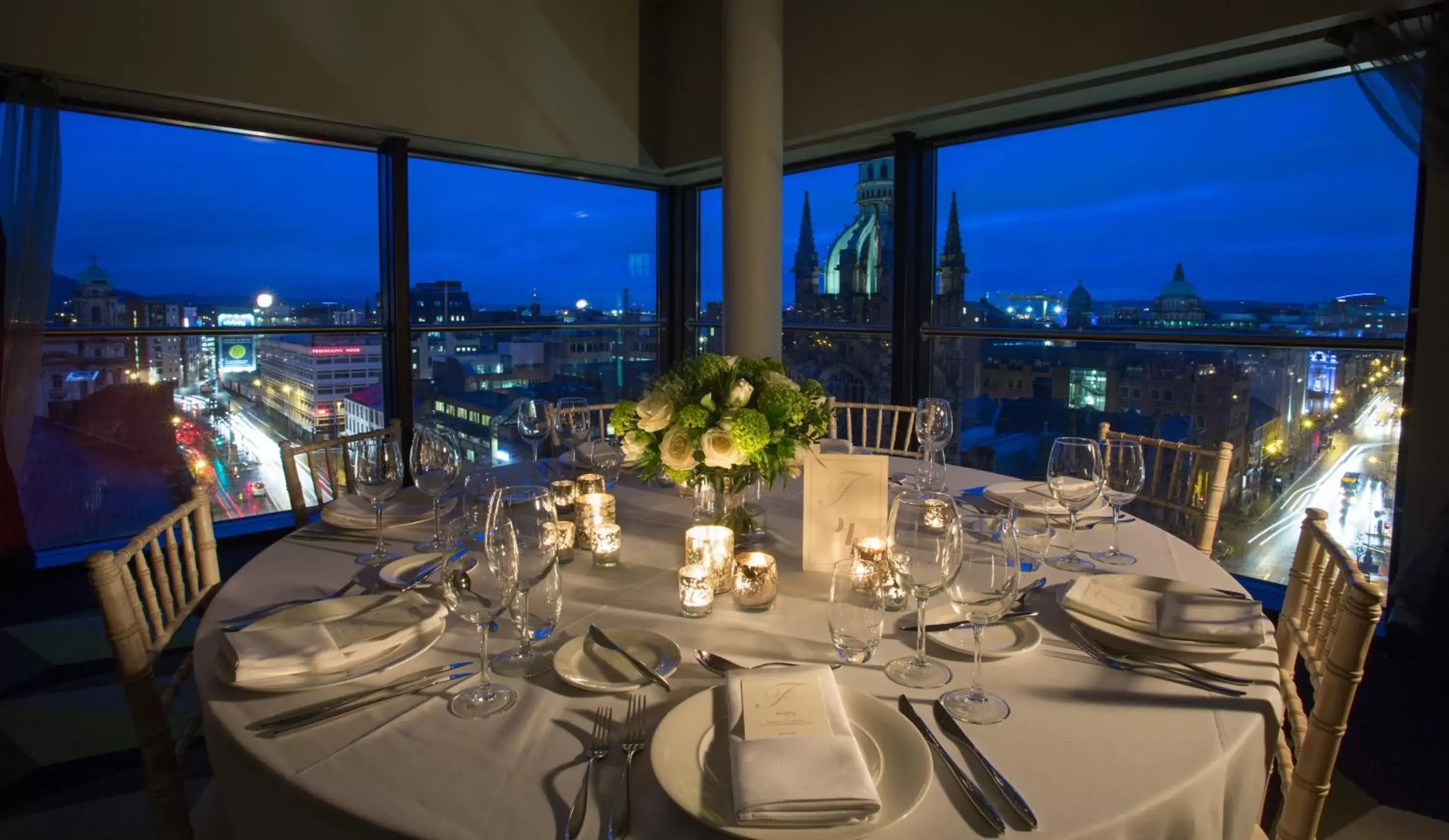 City view, Restaurant/Places to Eat in The Fitzwilliam Hotel Belfast