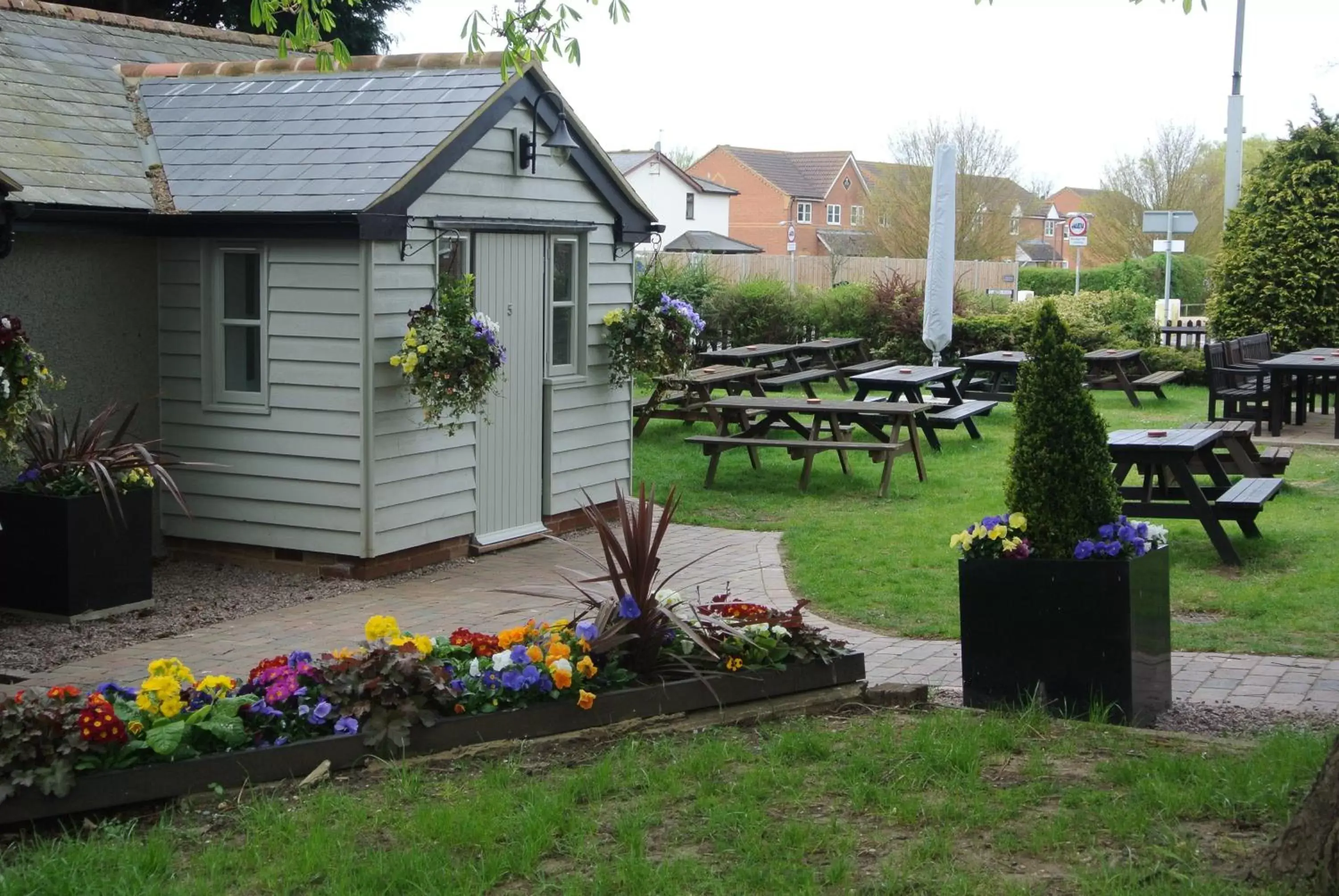 Property building, Garden in The Crown Pub, Dining & Rooms
