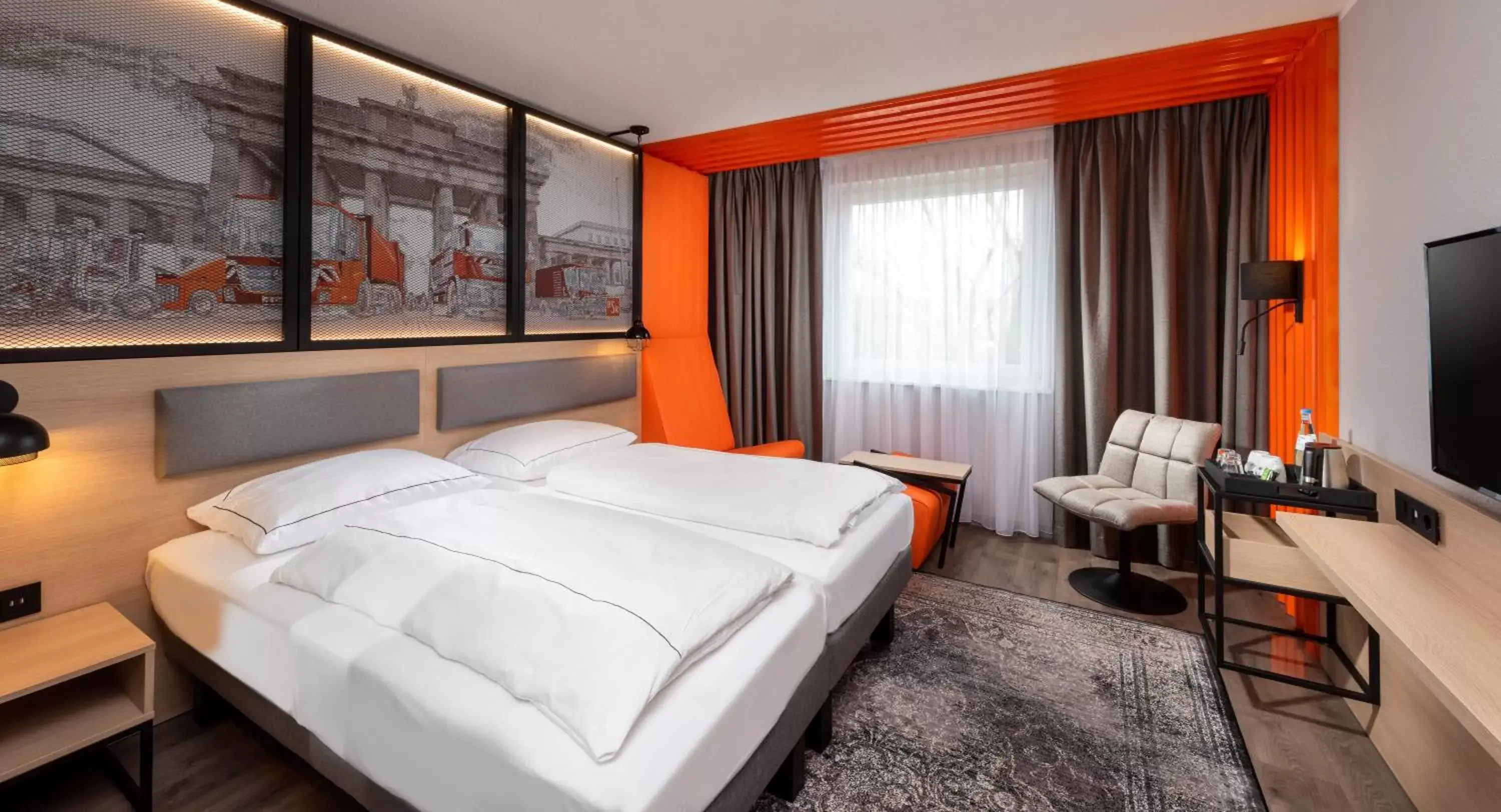 Bed in ibis Styles Berlin Treptow Bed in ibis Styles Berlin Treptow