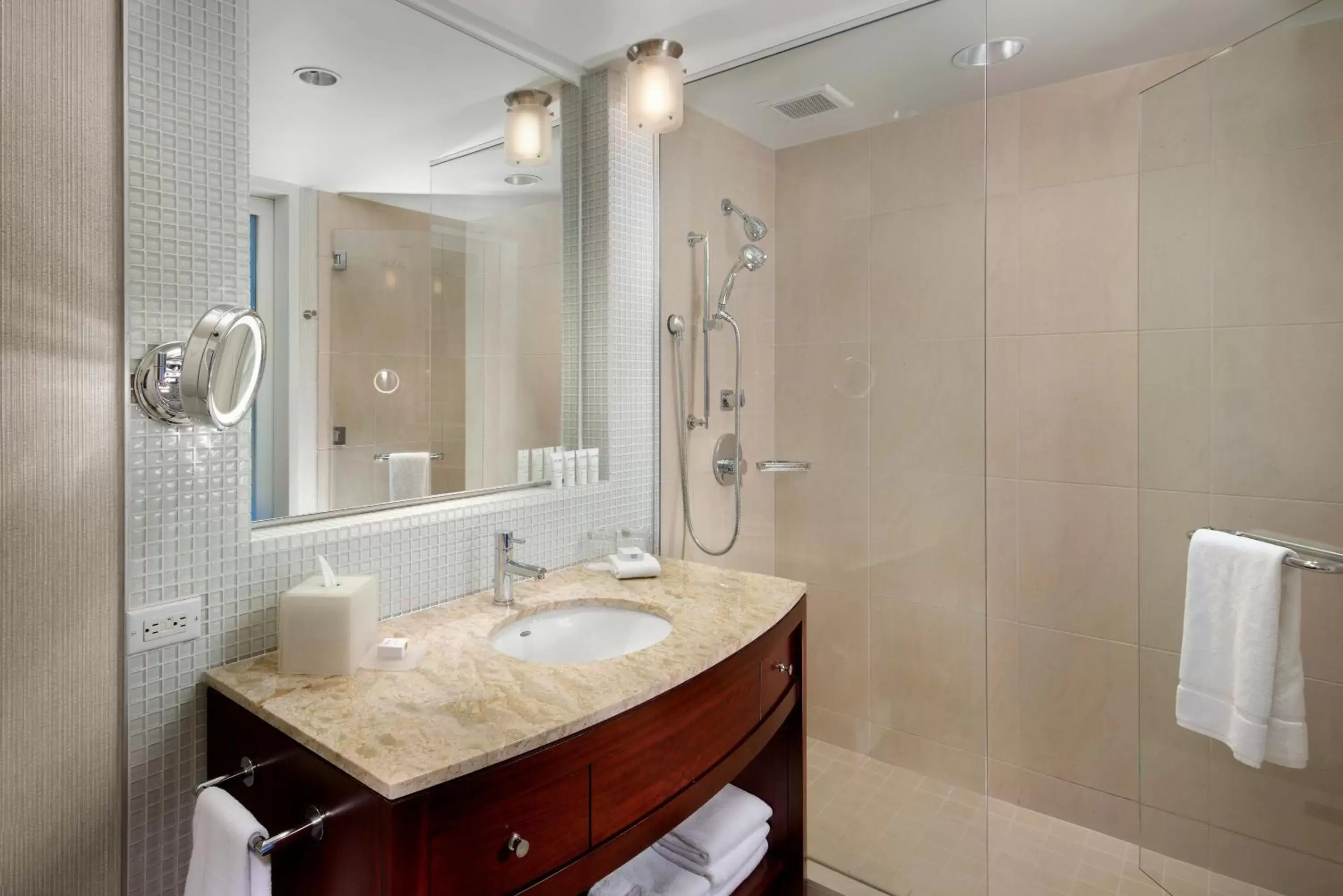Shower, Bathroom in InterContinental San Francisco, an IHG Hotel