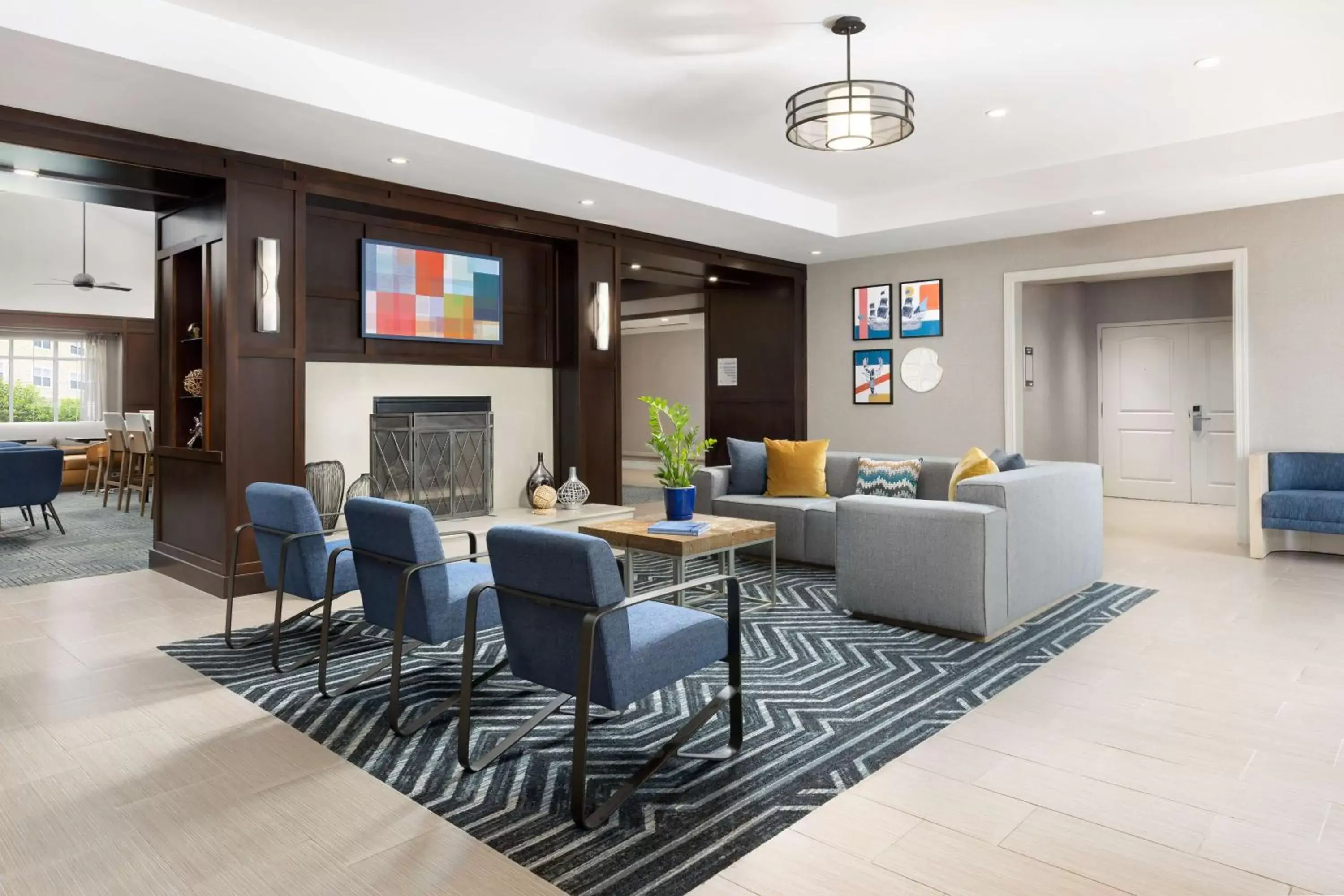 Lobby or reception, Seating Area in Homewood Suites by Hilton Portsmouth