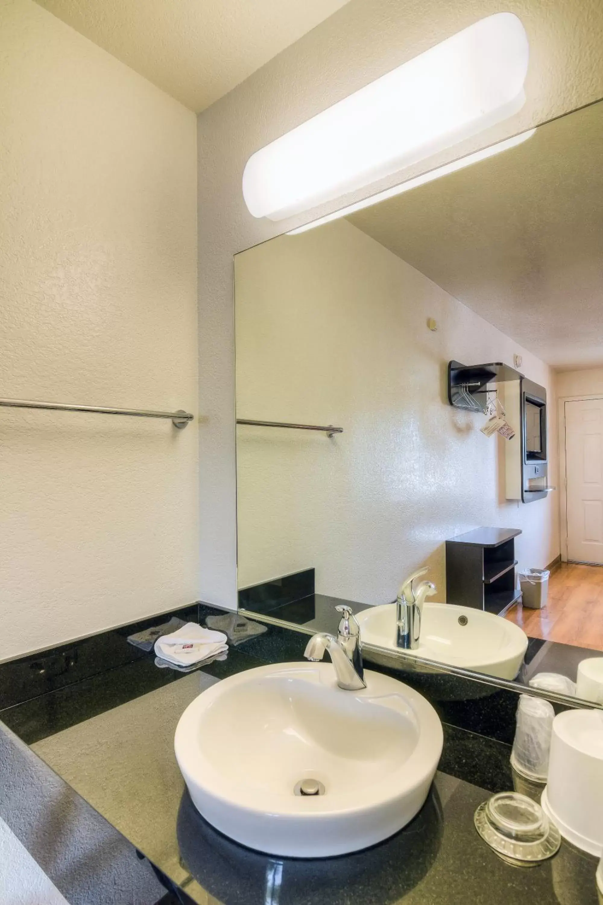 Decorative detail, Bathroom in Motel 6-Simi Valley, CA
