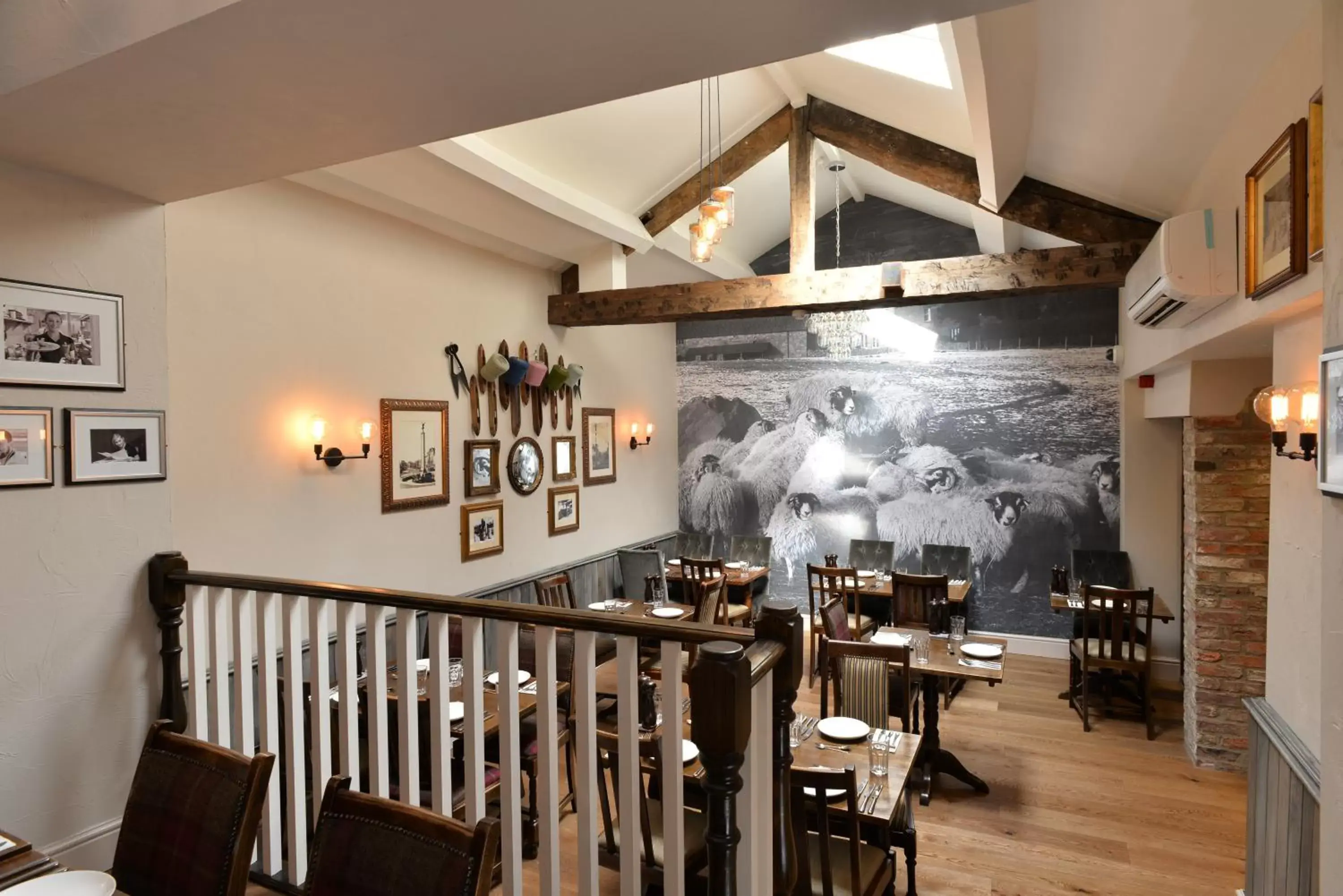 Dining area, Restaurant/Places to Eat in The Woolly Sheep Inn
