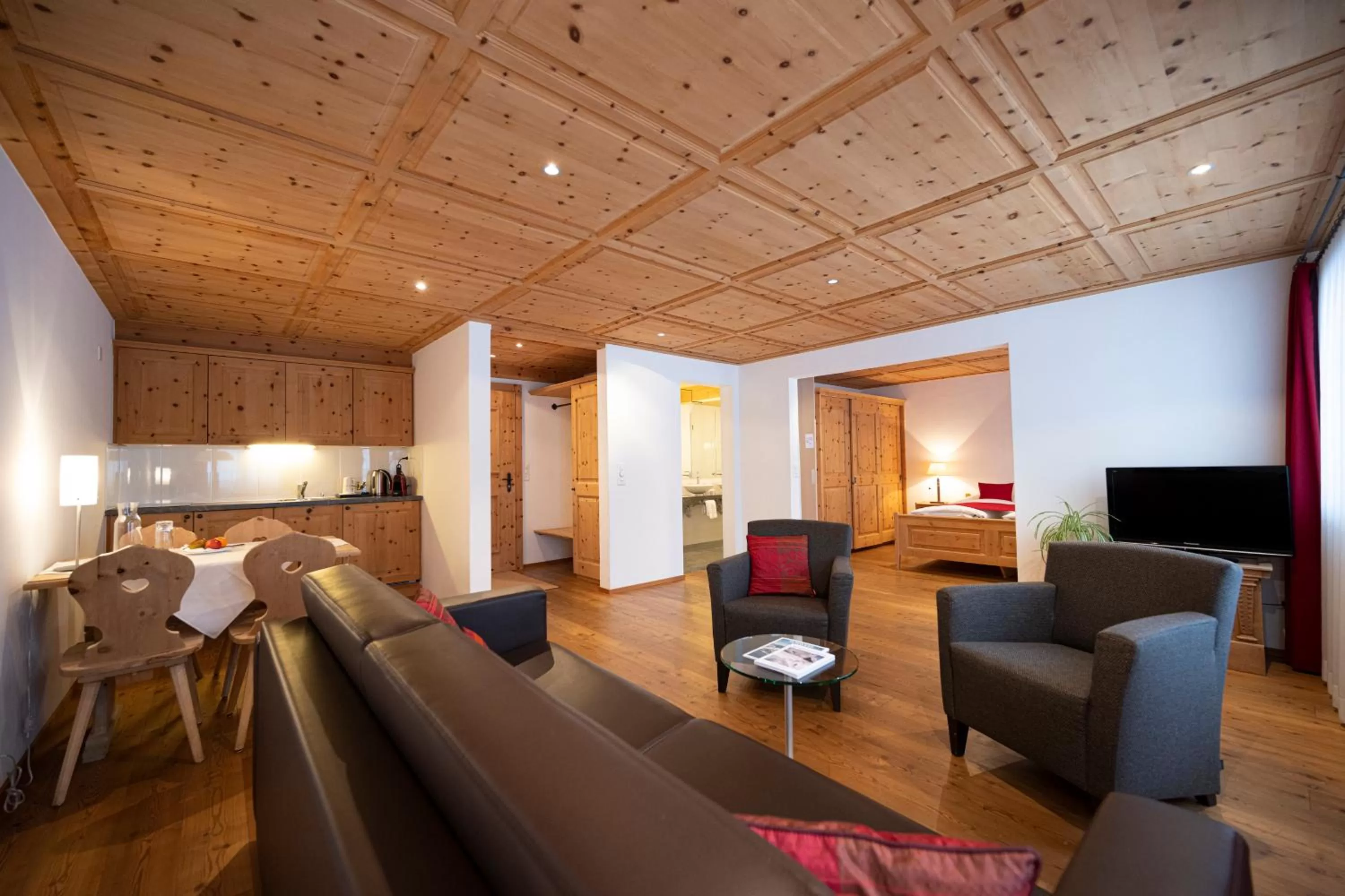 Living room in Hotel Engiadina
