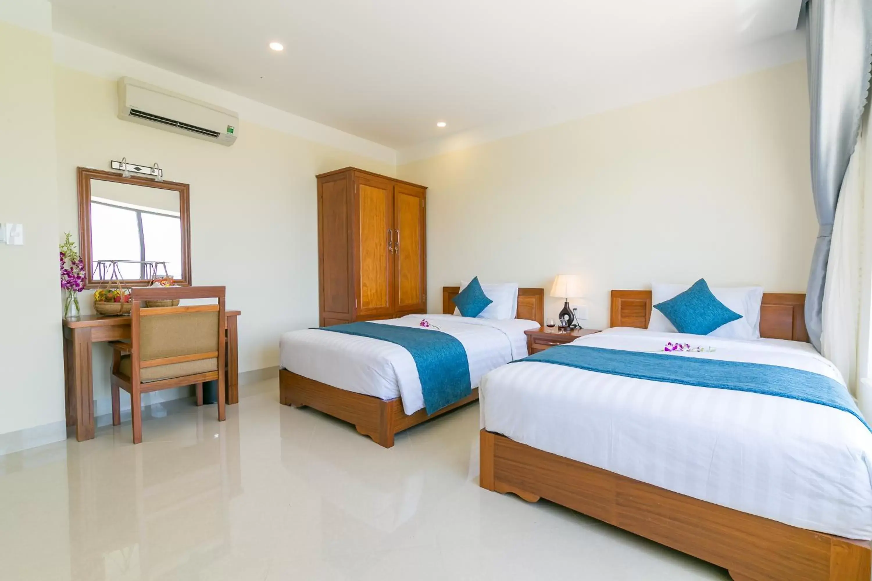 Bed in Navy Hotel Cam Ranh