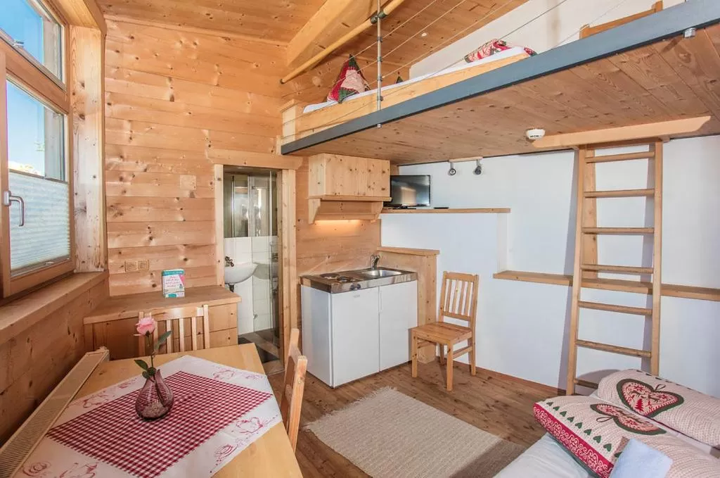 Hocheckhuette On Top of the Kitzbuehel Hahnenkamm Mountain