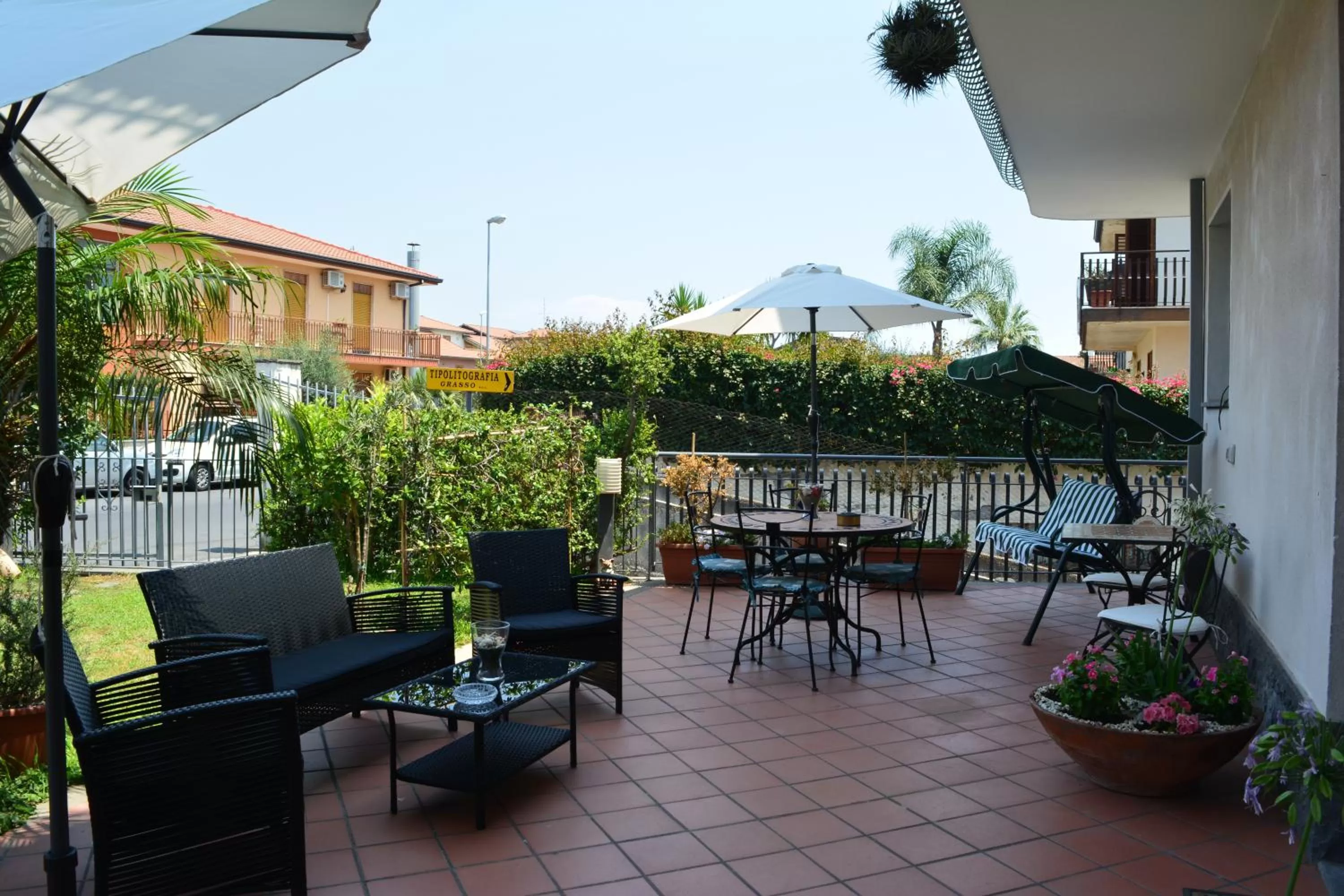 Balcony/Terrace, Restaurant/Places to Eat in B&B Casa Di Mari