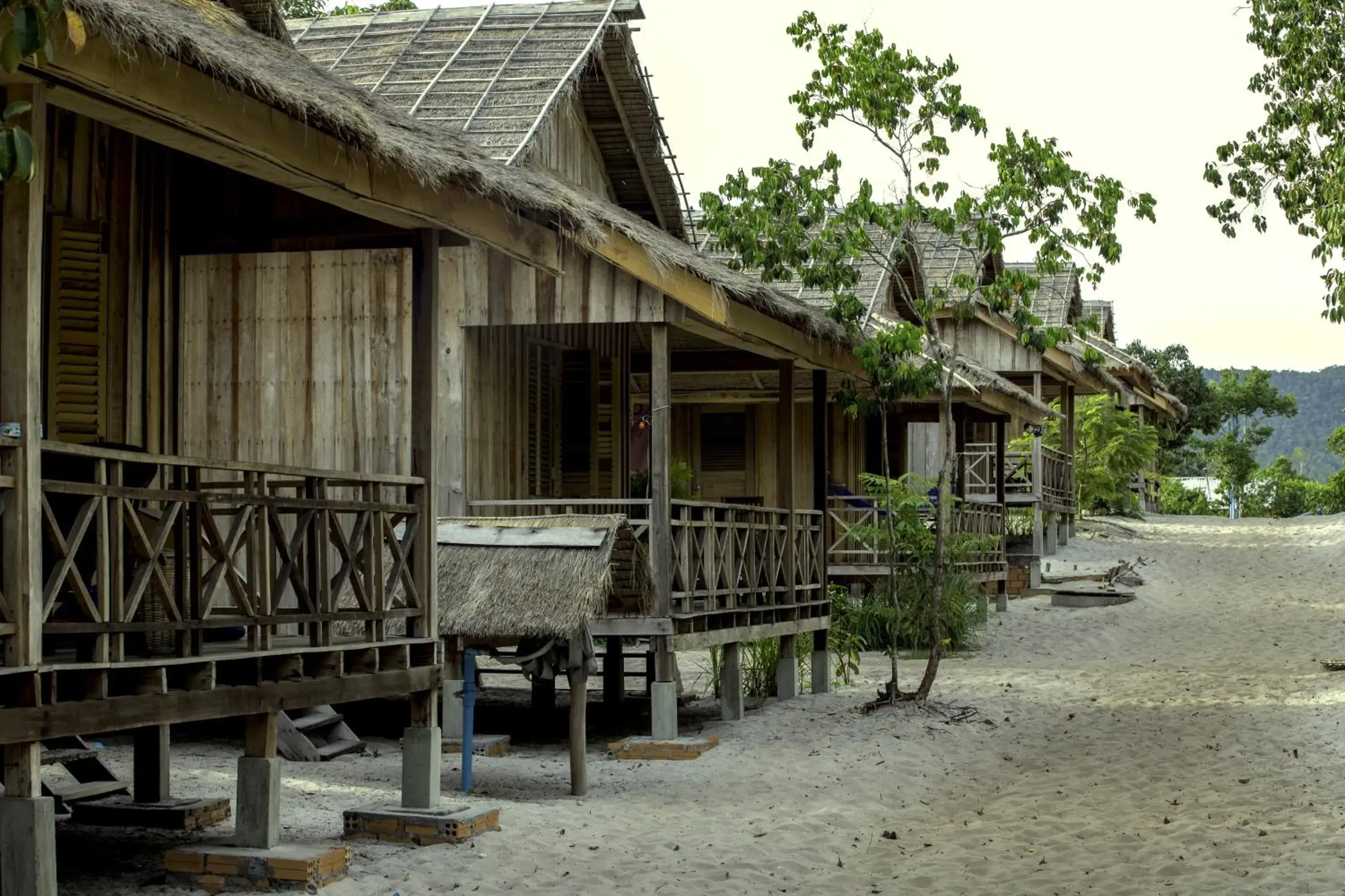 Balcony/Terrace, Property Building in Sok San Beach Resort